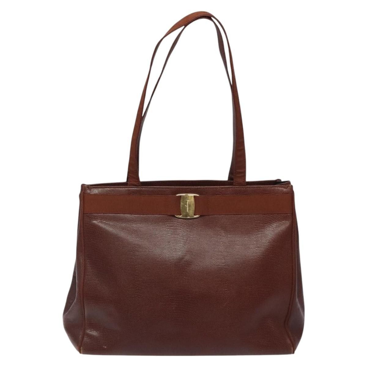 Salvatore Ferragamo Salvatore Ferragamo Vala tote Leather Size ONE SIZE - 17 Thumbnail