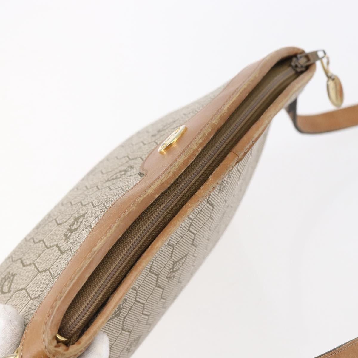Dior Christian Dior Vintage Honeycomb Shoulder Bag Canvas and Leather Size ONE SIZE - 14 Thumbnail