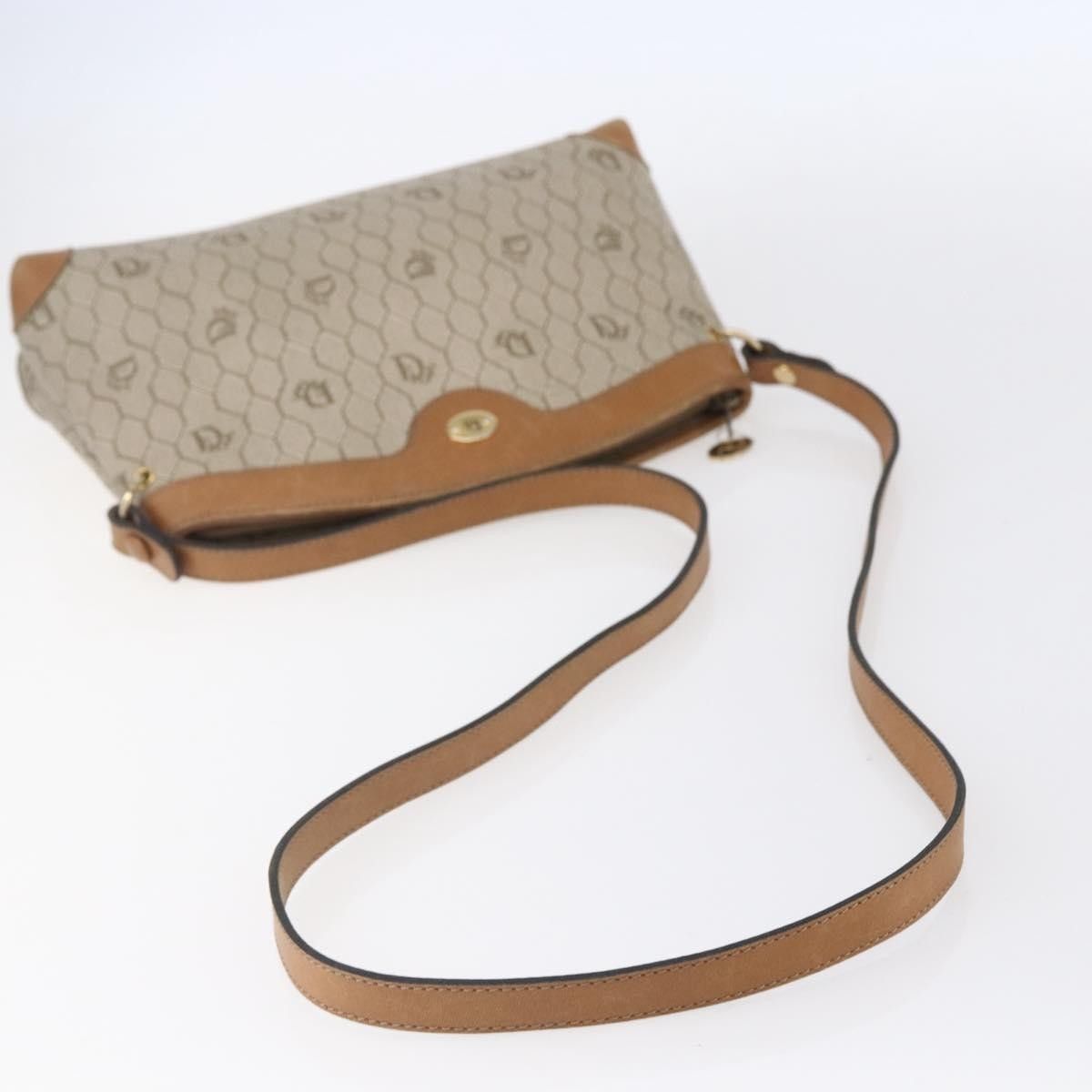 Dior Christian Dior Vintage Honeycomb Shoulder Bag Canvas and Leather Size ONE SIZE - 7 Thumbnail