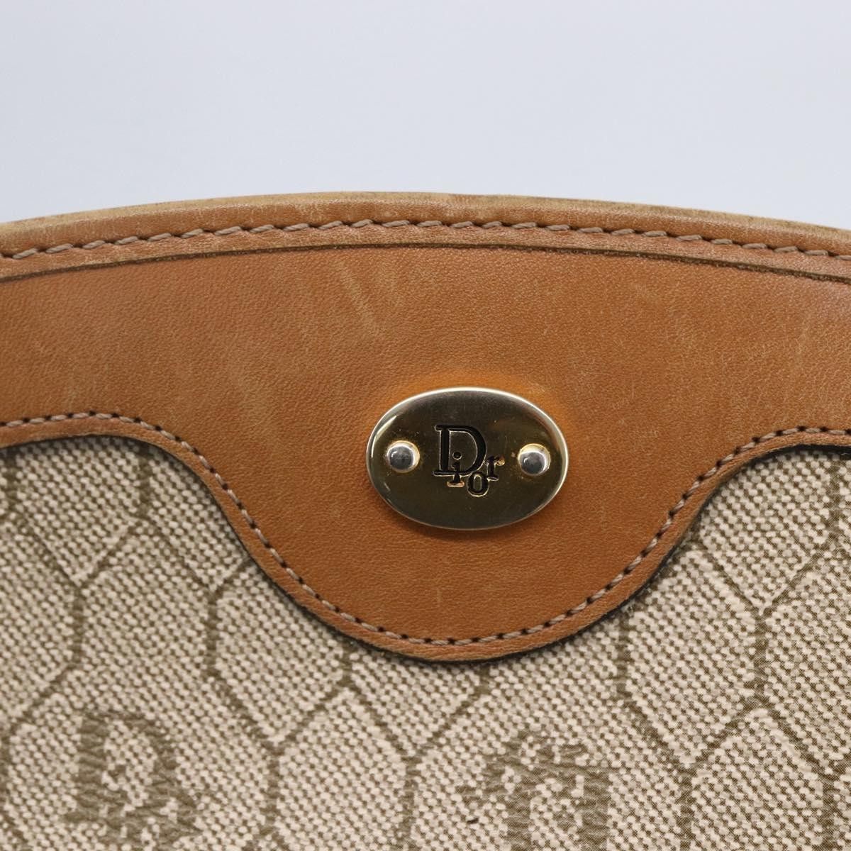 Dior Christian Dior Vintage Honeycomb Shoulder Bag Canvas and Leather Size ONE SIZE - 18 Thumbnail