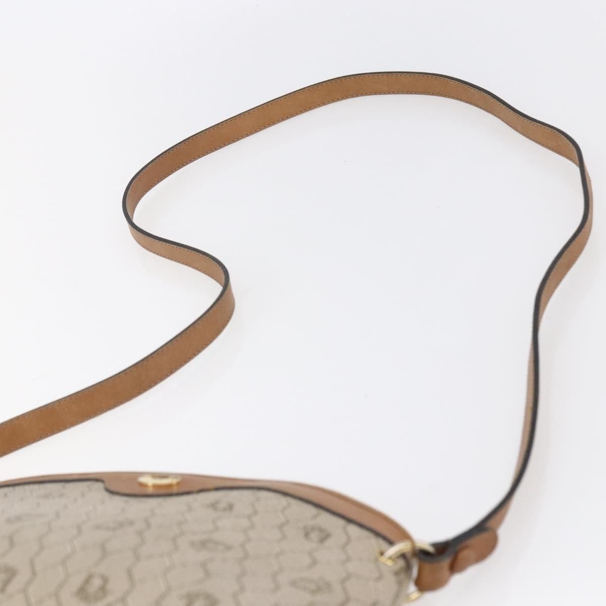 Dior Christian Dior Vintage Honeycomb Shoulder Bag Canvas and Leather Size ONE SIZE - 15 Thumbnail