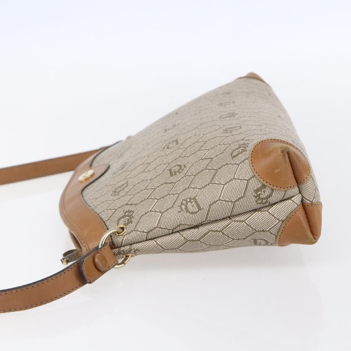 Dior Christian Dior Vintage Honeycomb Shoulder Bag Canvas and Leather Size ONE SIZE - 3 Thumbnail
