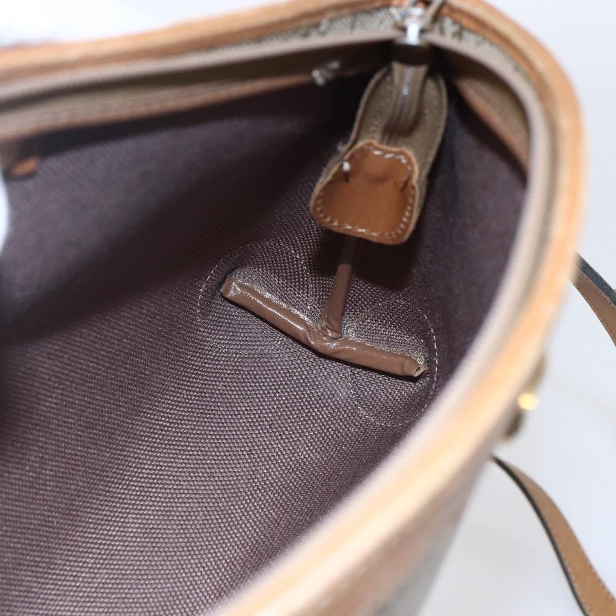 Dior Christian Dior Vintage Honeycomb Shoulder Bag Canvas and Leather Size ONE SIZE - 19 Thumbnail