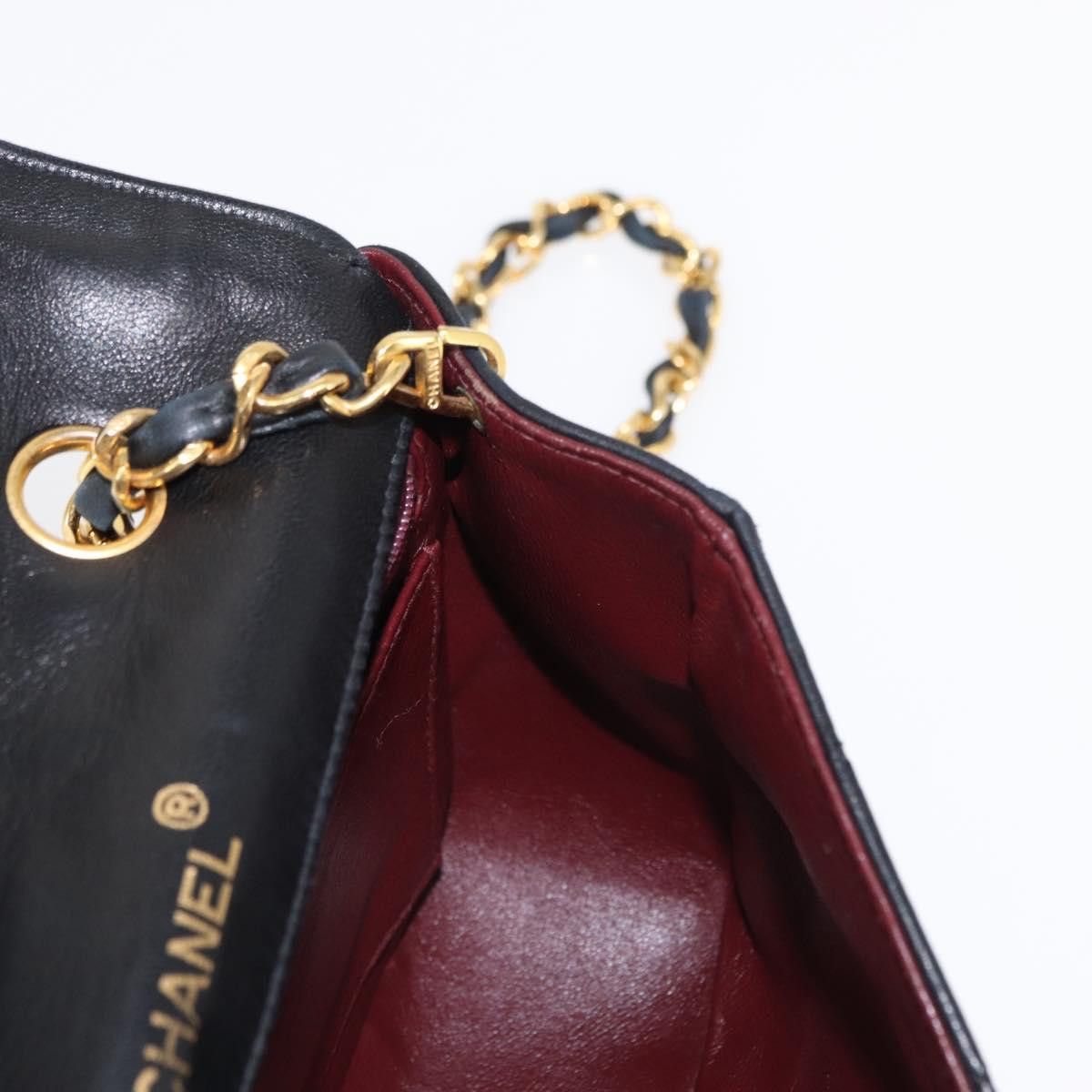 Chanel Chanel Vintage Diana Flap Bag Quilted Lambskin Size ONE SIZE - 21 Thumbnail