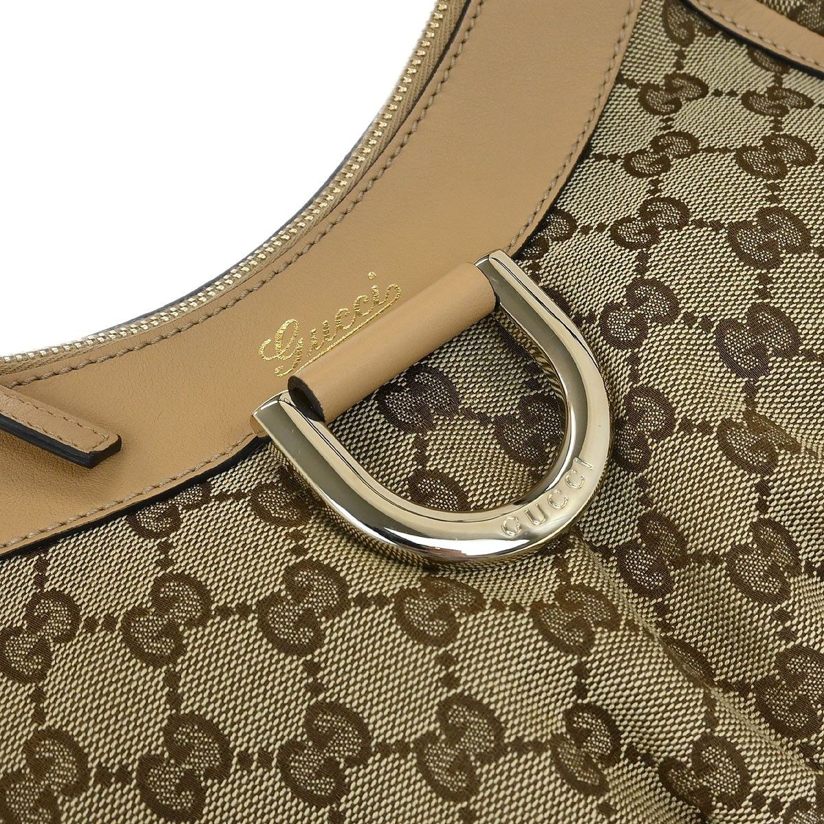 Gucci Gucci D Ring Hobo GG Canvas Size ONE SIZE - 8 Thumbnail