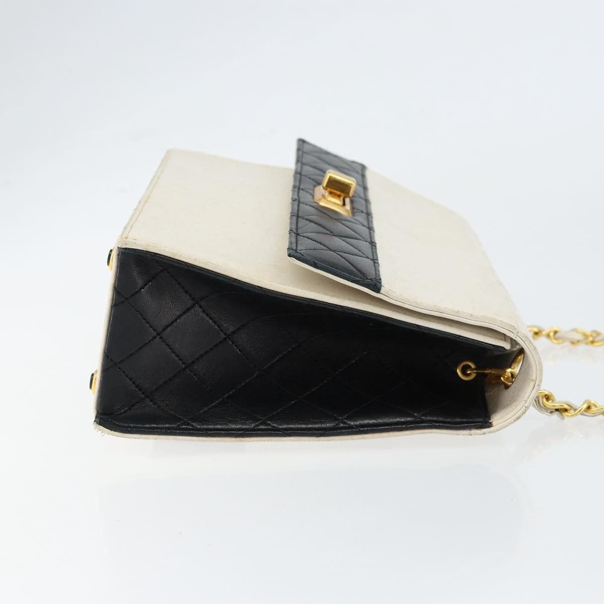 Chanel Chanel Vintage Trapezoid CC Flap Bag Leather Size ONE SIZE - 3 Thumbnail