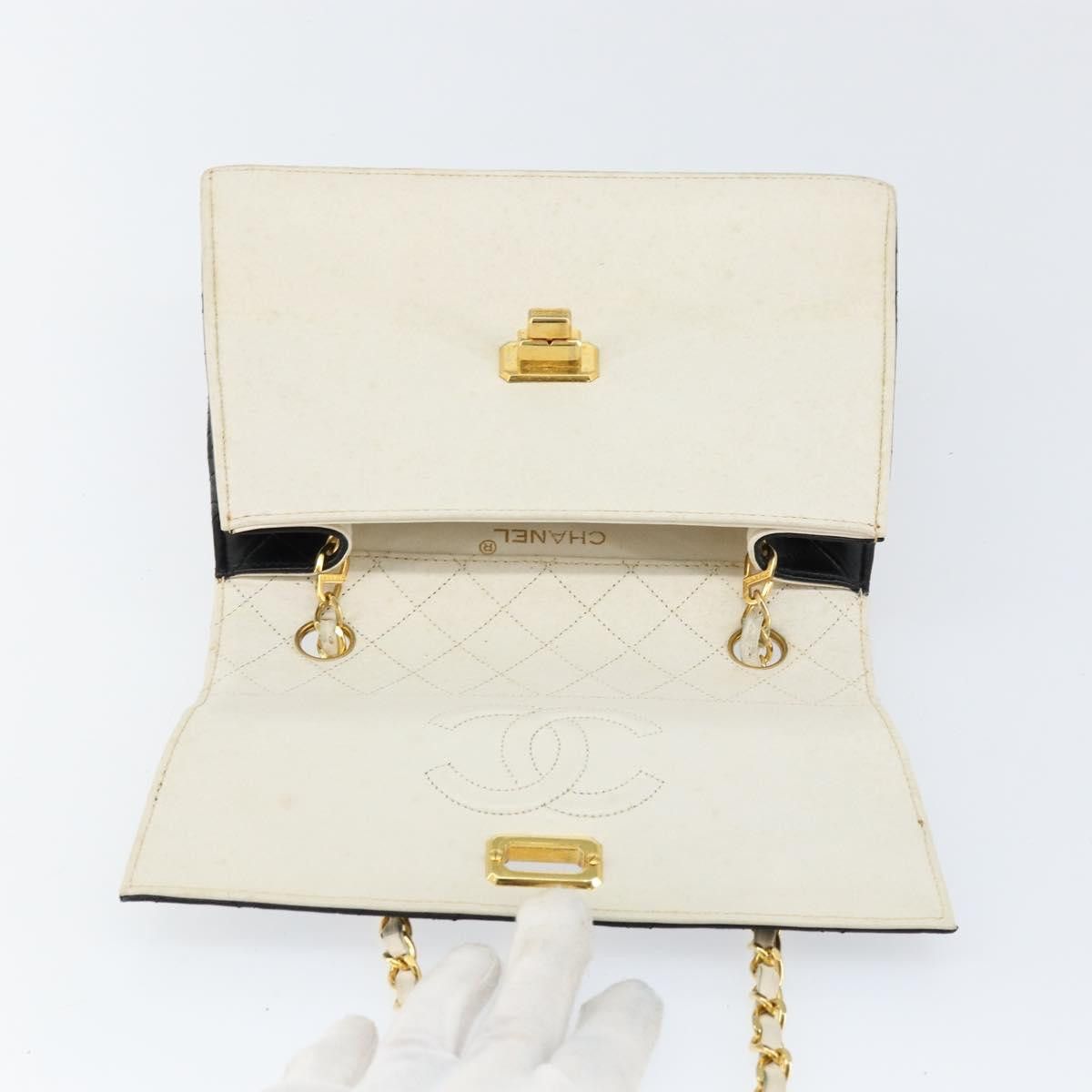 Chanel Chanel Vintage Trapezoid CC Flap Bag Leather Size ONE SIZE - 19 Thumbnail