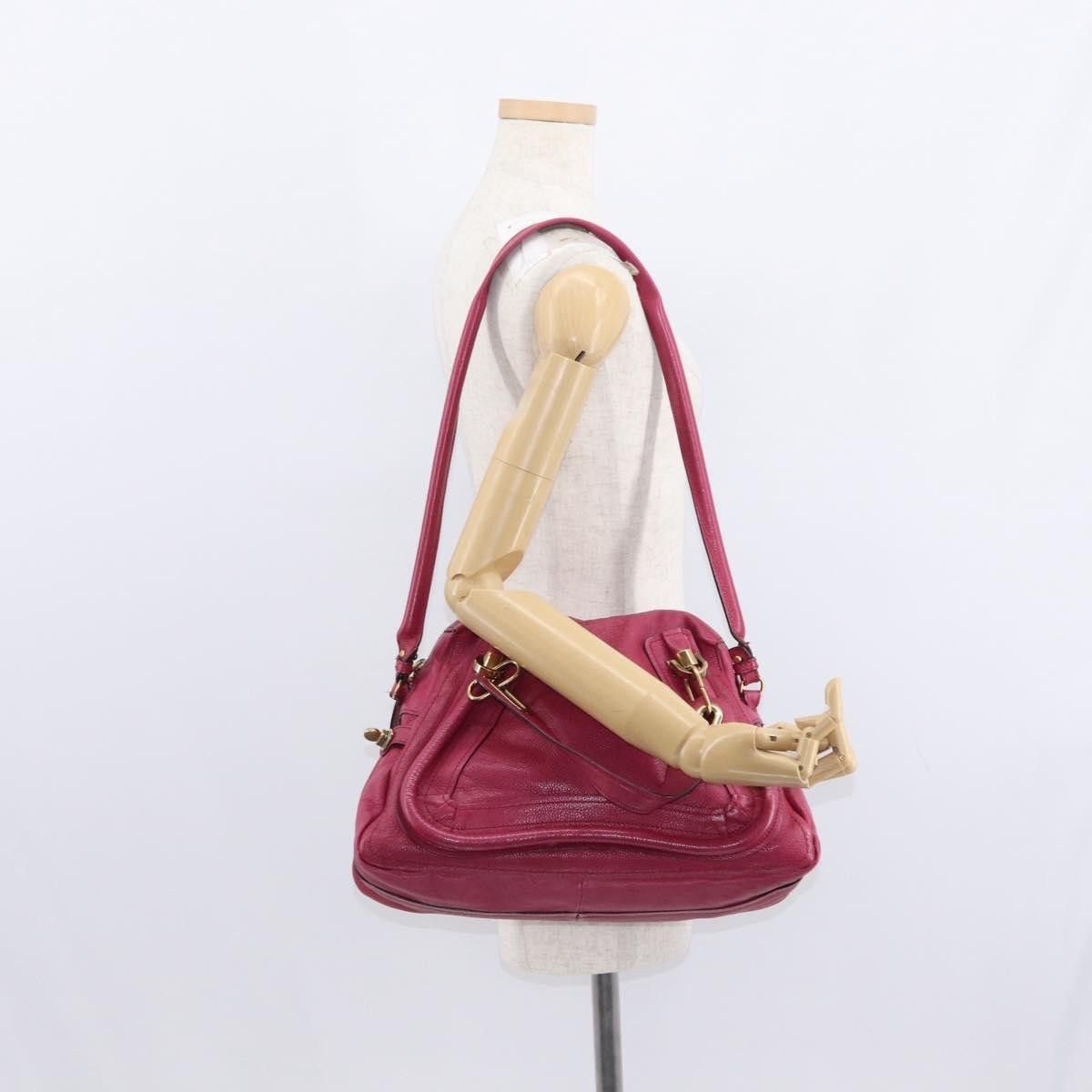 Chloe Chloe Paraty Handbag Quilted Leather Size ONE SIZE - 15 Thumbnail