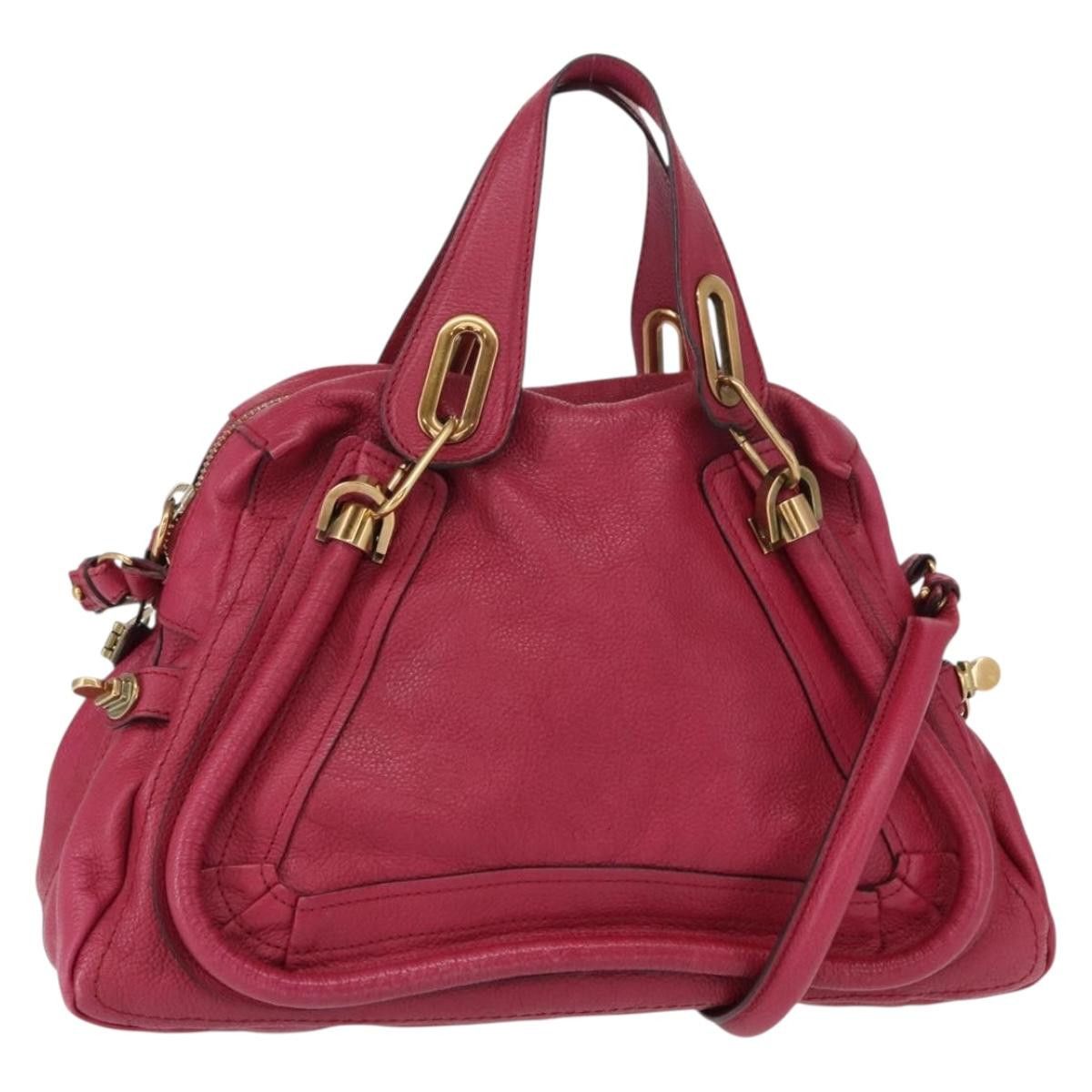 Chloe Chloe Paraty Handbag Quilted Leather Size ONE SIZE - 21 Thumbnail