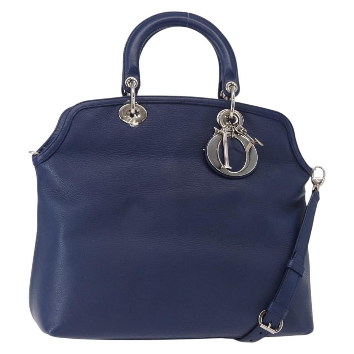 Dior Christian Dior Granville Satchel Leather Size ONE SIZE - 14 Thumbnail
