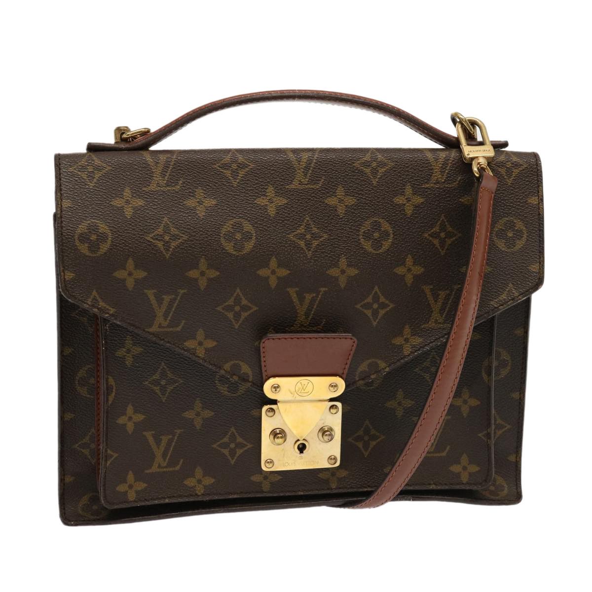 Louis Vuitton Louis Vuitton Monceau Handbag Monogram Canvas Size ONE SIZE - 18 Thumbnail
