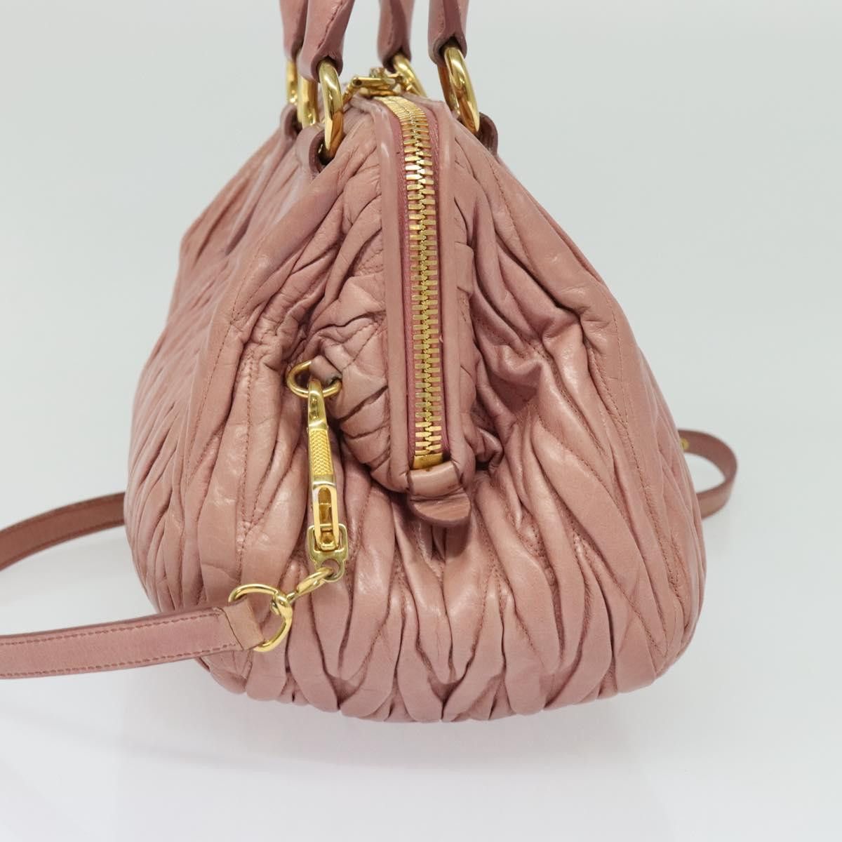 Miu Miu Miu Miu Madras Bowler Bag Matelasse Leather Size ONE SIZE - 4 Thumbnail