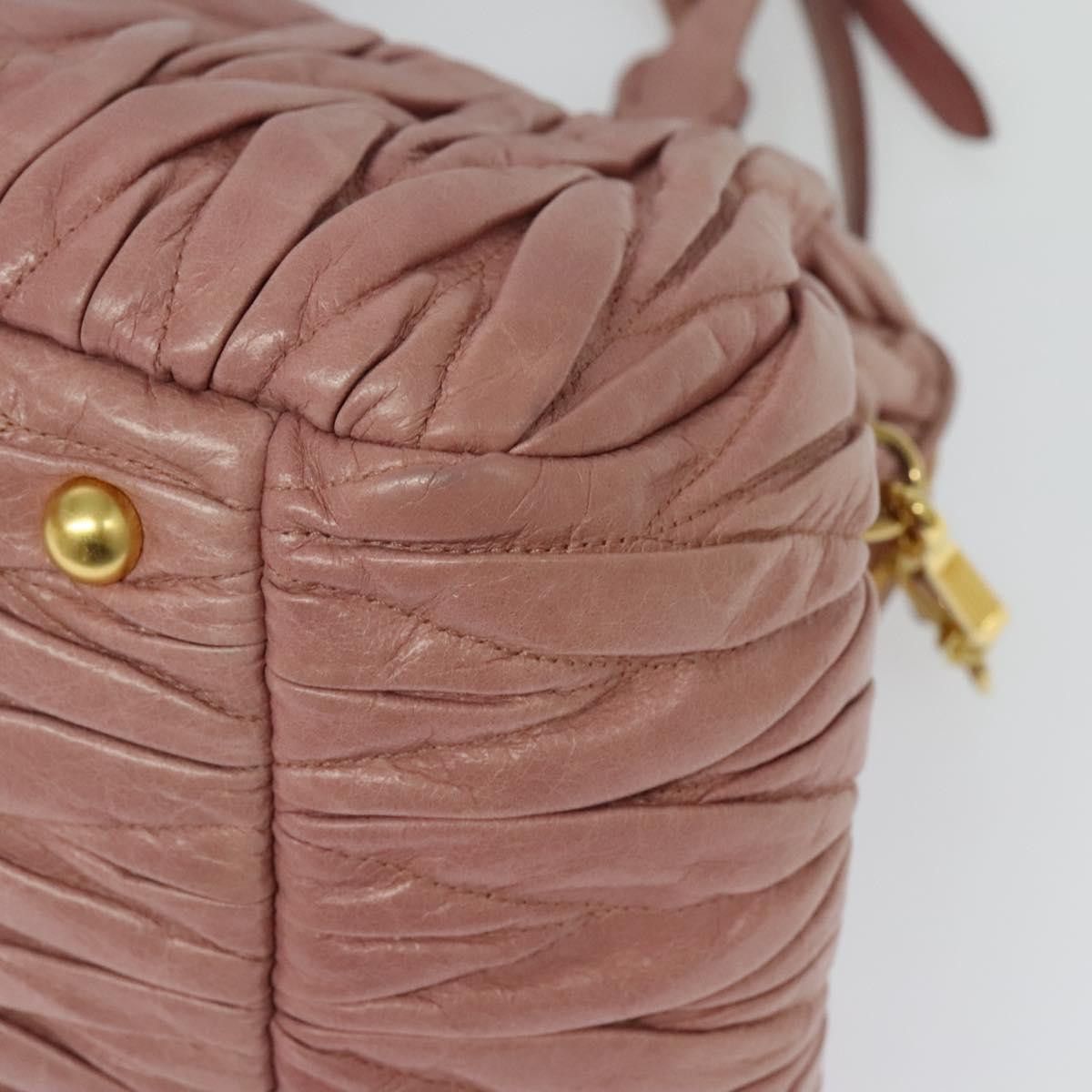 Miu Miu Miu Miu Madras Bowler Bag Matelasse Leather Size ONE SIZE - 12 Thumbnail