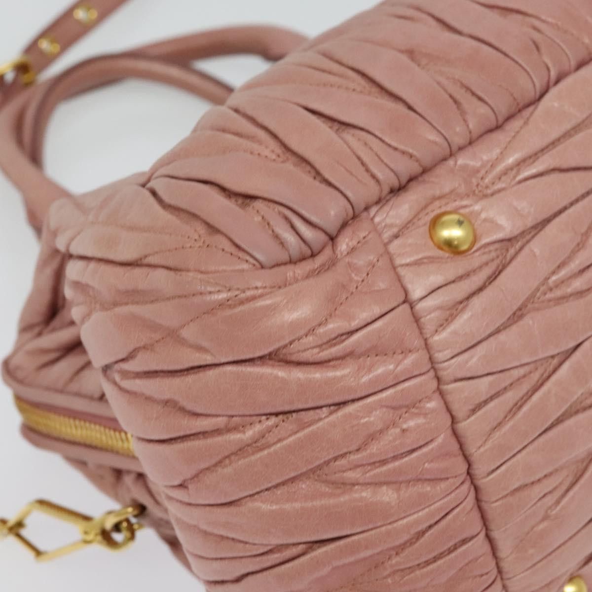 Miu Miu Miu Miu Madras Bowler Bag Matelasse Leather Size ONE SIZE - 11 Thumbnail