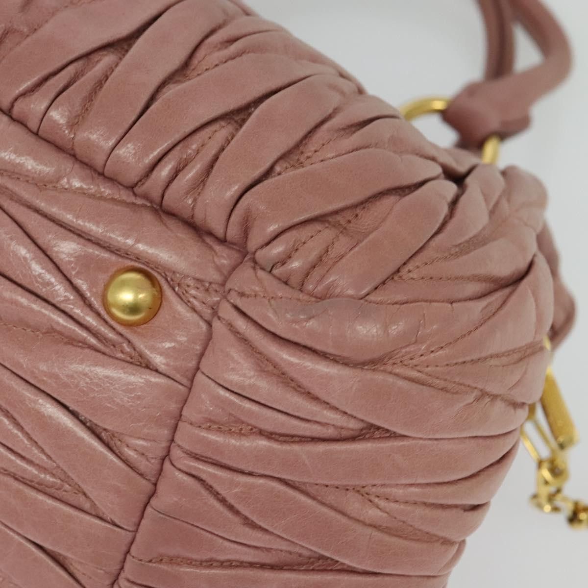 Miu Miu Miu Miu Madras Bowler Bag Matelasse Leather Size ONE SIZE - 10 Thumbnail