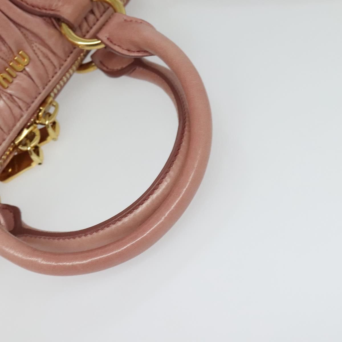 Miu Miu Miu Miu Madras Bowler Bag Matelasse Leather Size ONE SIZE - 9 Thumbnail