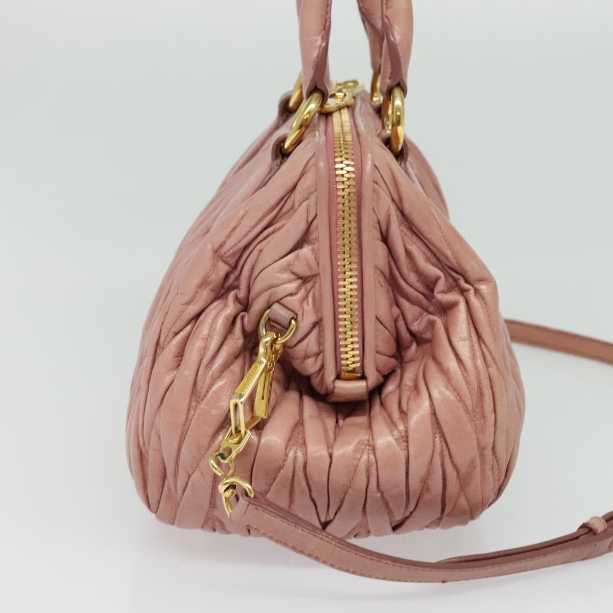 Miu Miu Miu Miu Madras Bowler Bag Matelasse Leather Size ONE SIZE - 3 Thumbnail