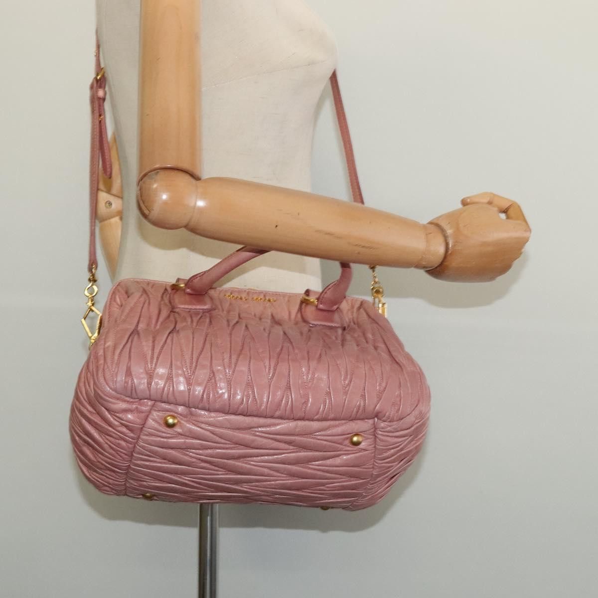 Miu Miu Miu Miu Madras Bowler Bag Matelasse Leather Size ONE SIZE - 15 Thumbnail