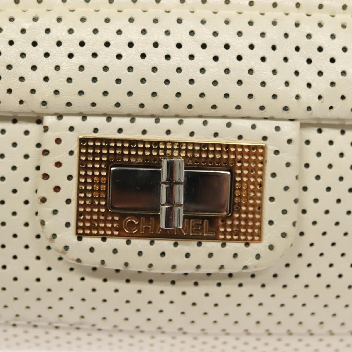Chanel Chanel Drill Flap Bag Perforated Leather Size ONE SIZE - 14 Thumbnail