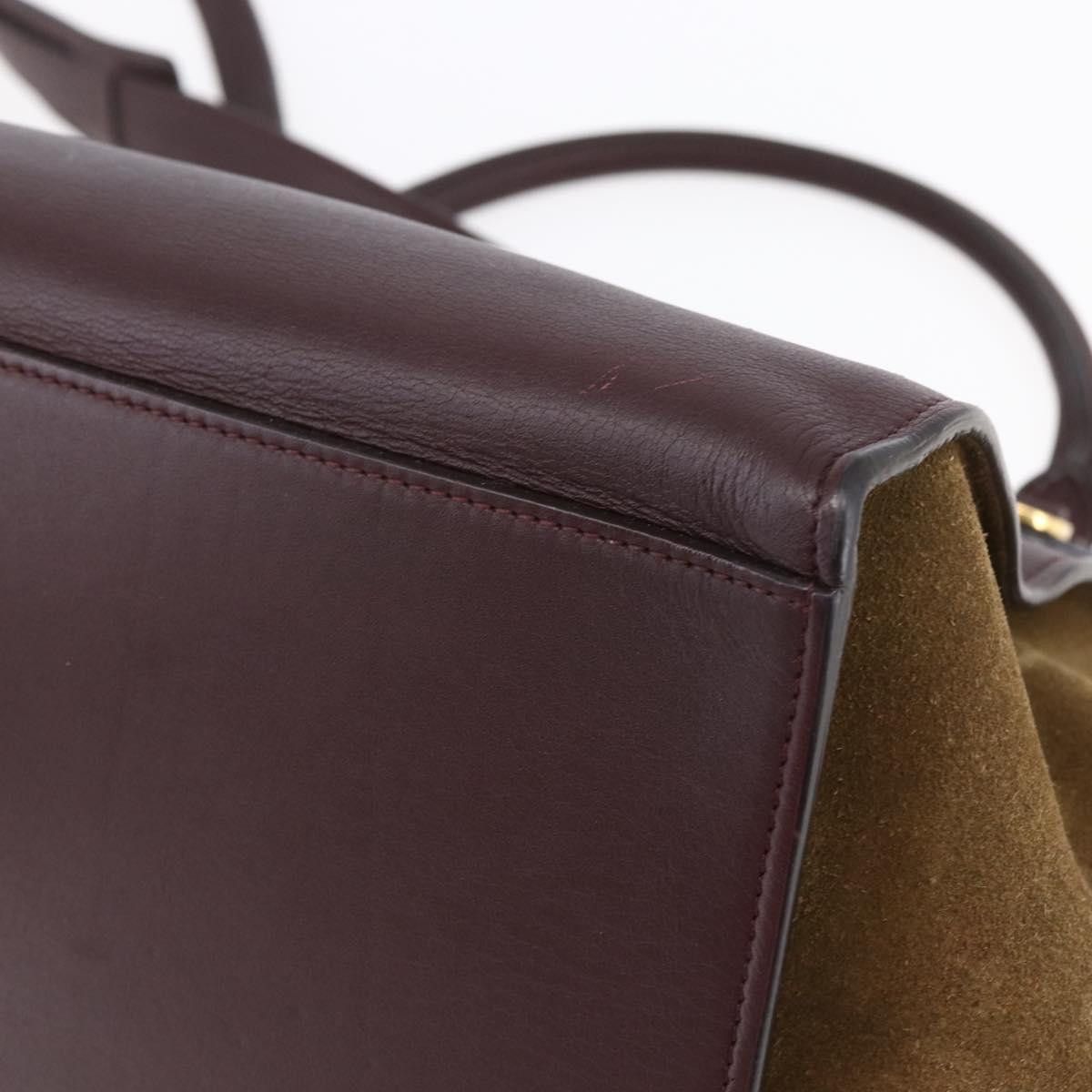 Celine Celine Tricolor Trapeze Bag Leather Size ONE SIZE - 10 Thumbnail