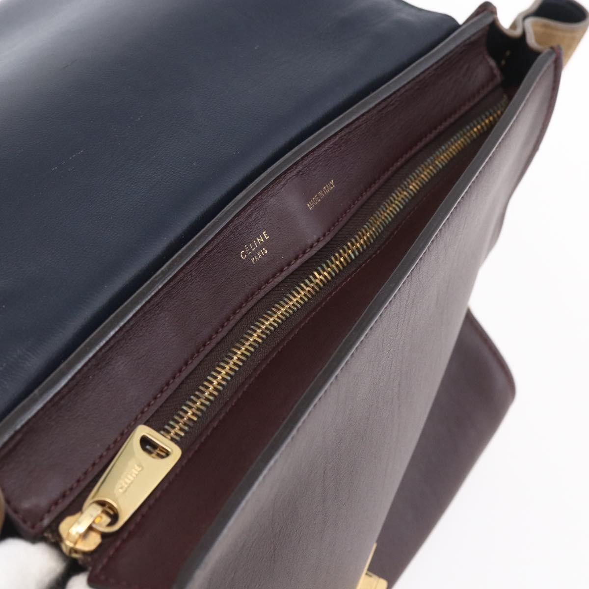 Celine Celine Tricolor Trapeze Bag Leather Size ONE SIZE - 21 Thumbnail
