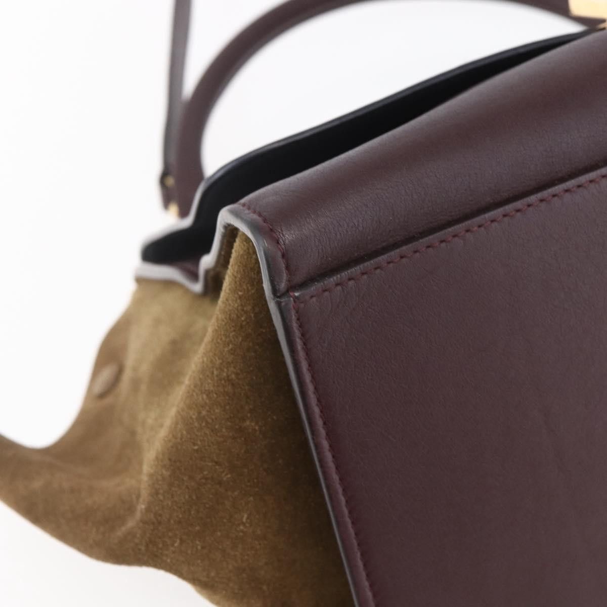 Celine Celine Tricolor Trapeze Bag Leather Size ONE SIZE - 9 Thumbnail