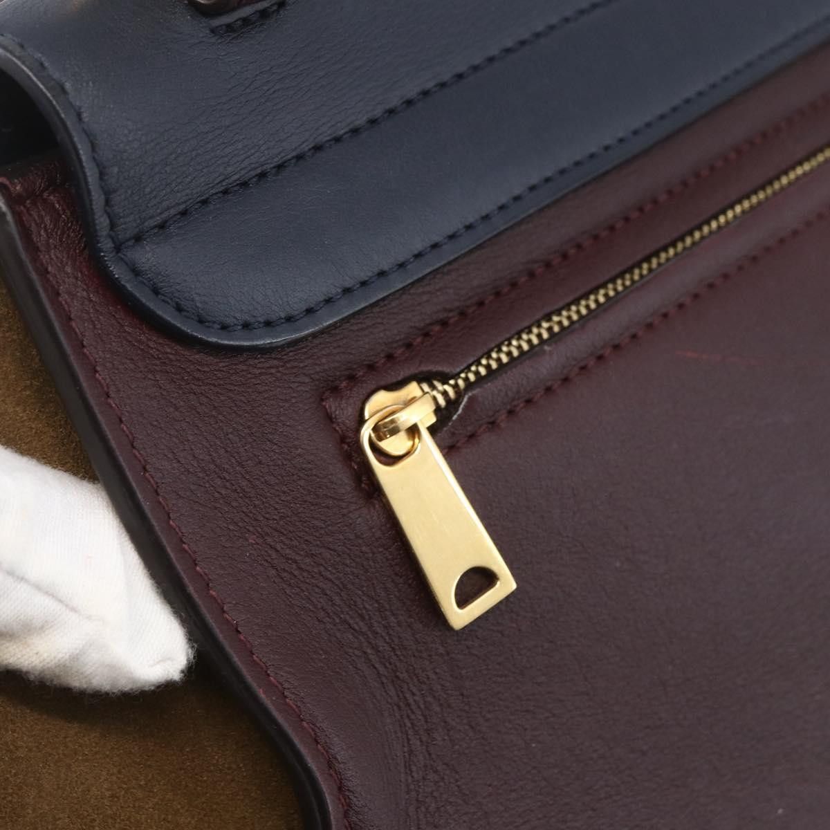 Celine Celine Tricolor Trapeze Bag Leather Size ONE SIZE - 13 Thumbnail