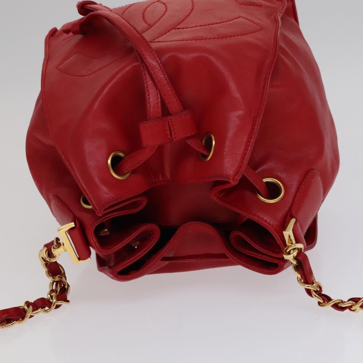 Chanel Chanel Vintage CC Drawstring Bucket Bag Lambskin Size ONE SIZE - 16 Thumbnail