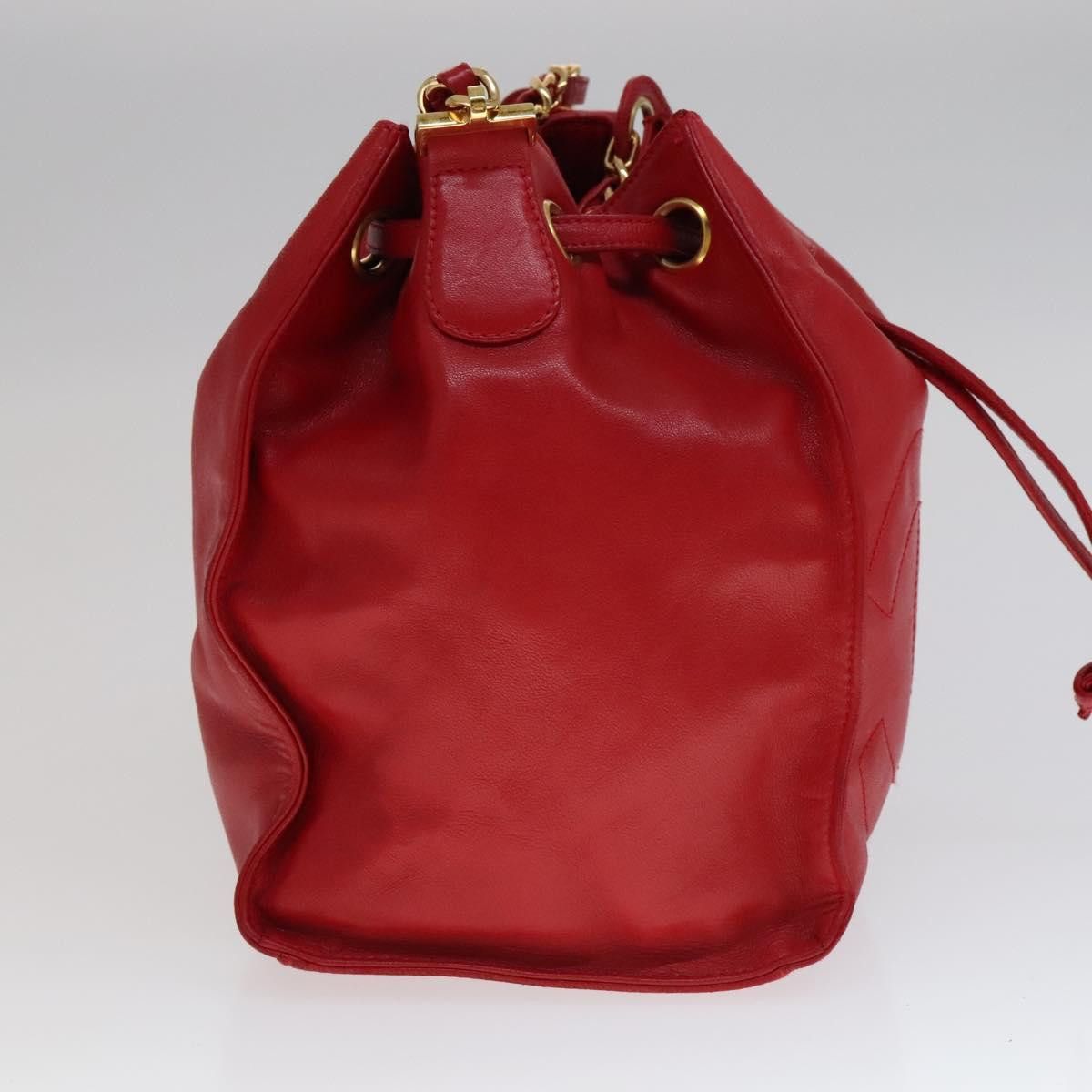 Chanel Chanel Vintage CC Drawstring Bucket Bag Lambskin Size ONE SIZE - 4 Thumbnail