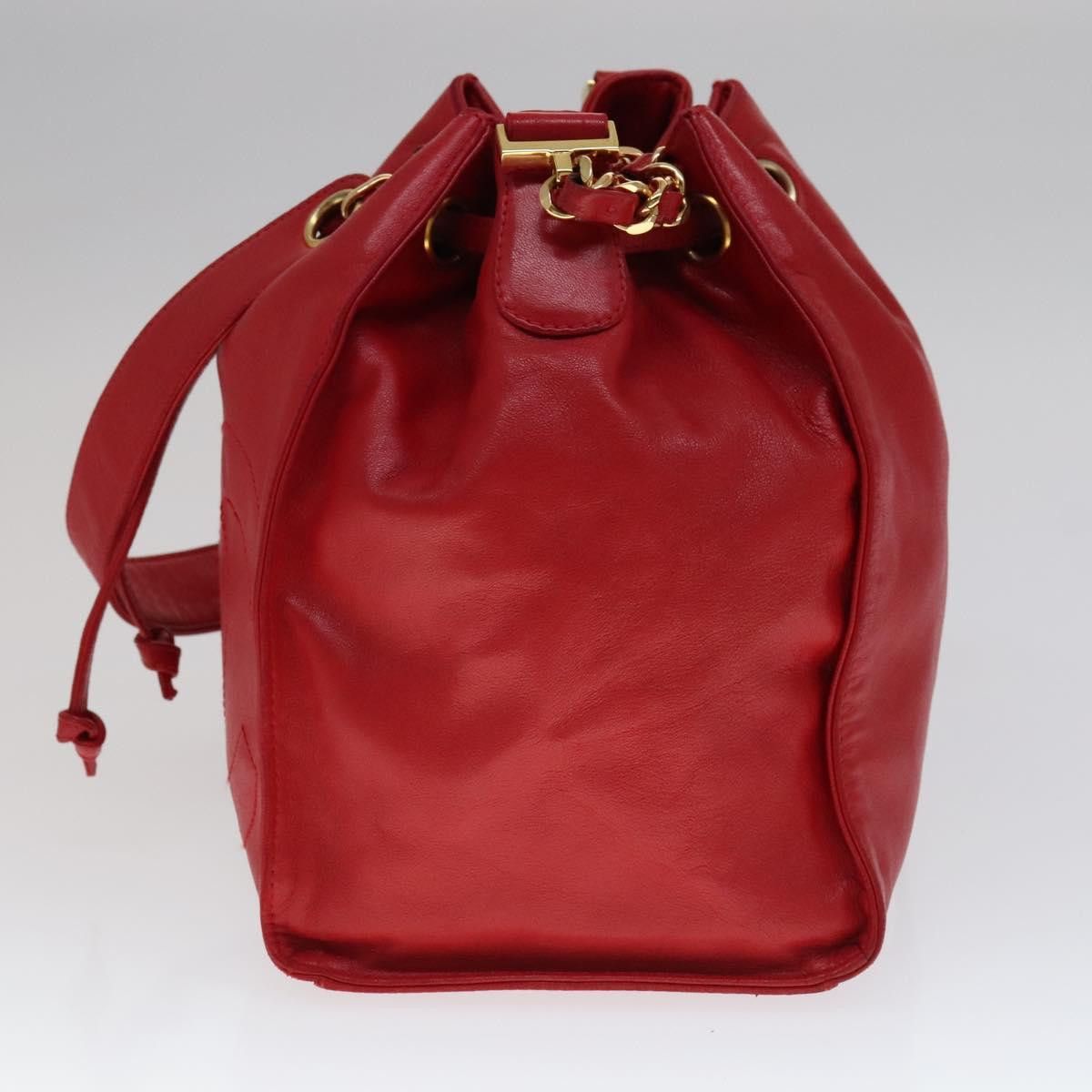 Chanel Chanel Vintage CC Drawstring Bucket Bag Lambskin Size ONE SIZE - 3 Thumbnail