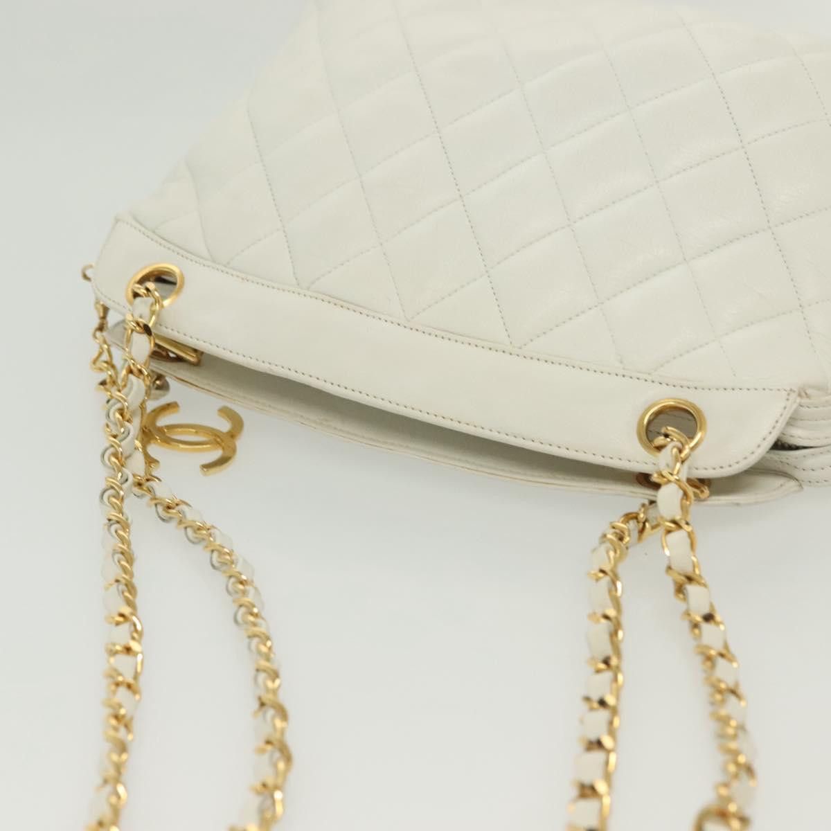 Chanel Chanel Vintage Chain Shoulder Bag Quilted Lambskin Size ONE SIZE - 16 Thumbnail