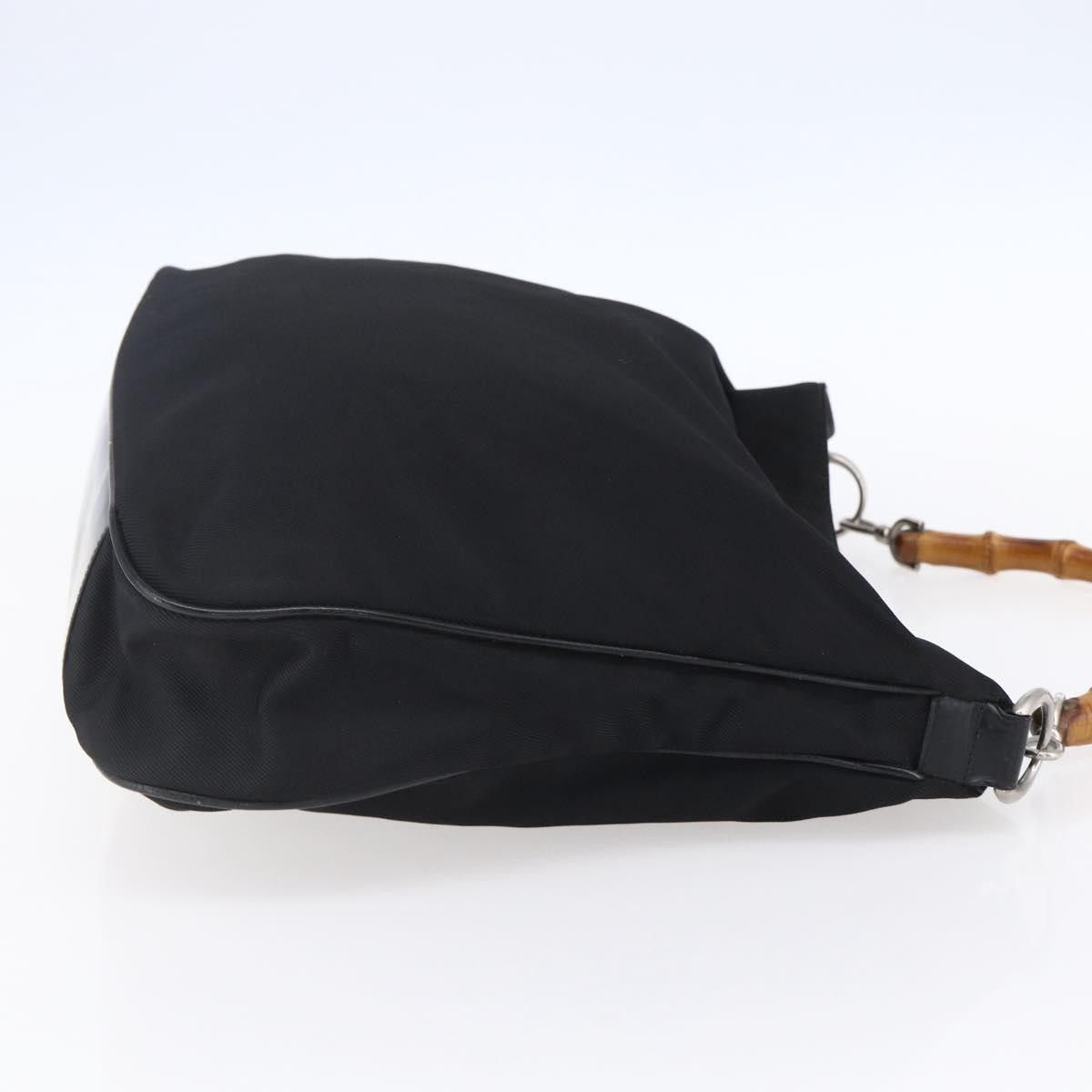 Gucci Gucci Vintage Bamboo Handle Open Hobo Nylon Size ONE SIZE - 4 Thumbnail