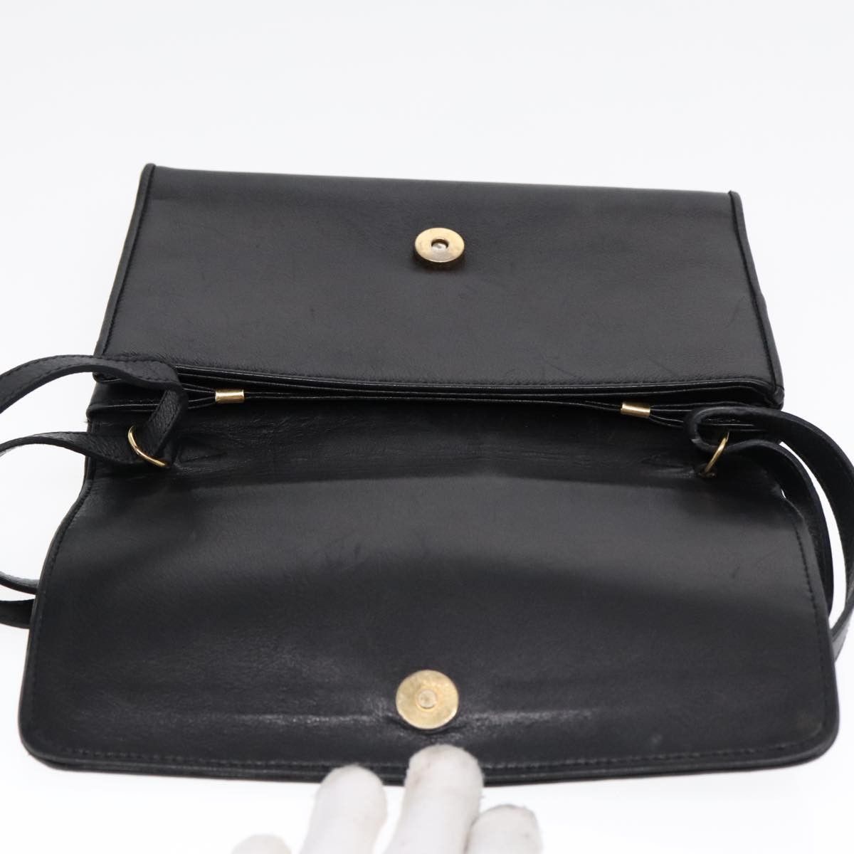 Celine Celine Vintage Flap Shoulder Bag Leather Size ONE SIZE - 17 Thumbnail