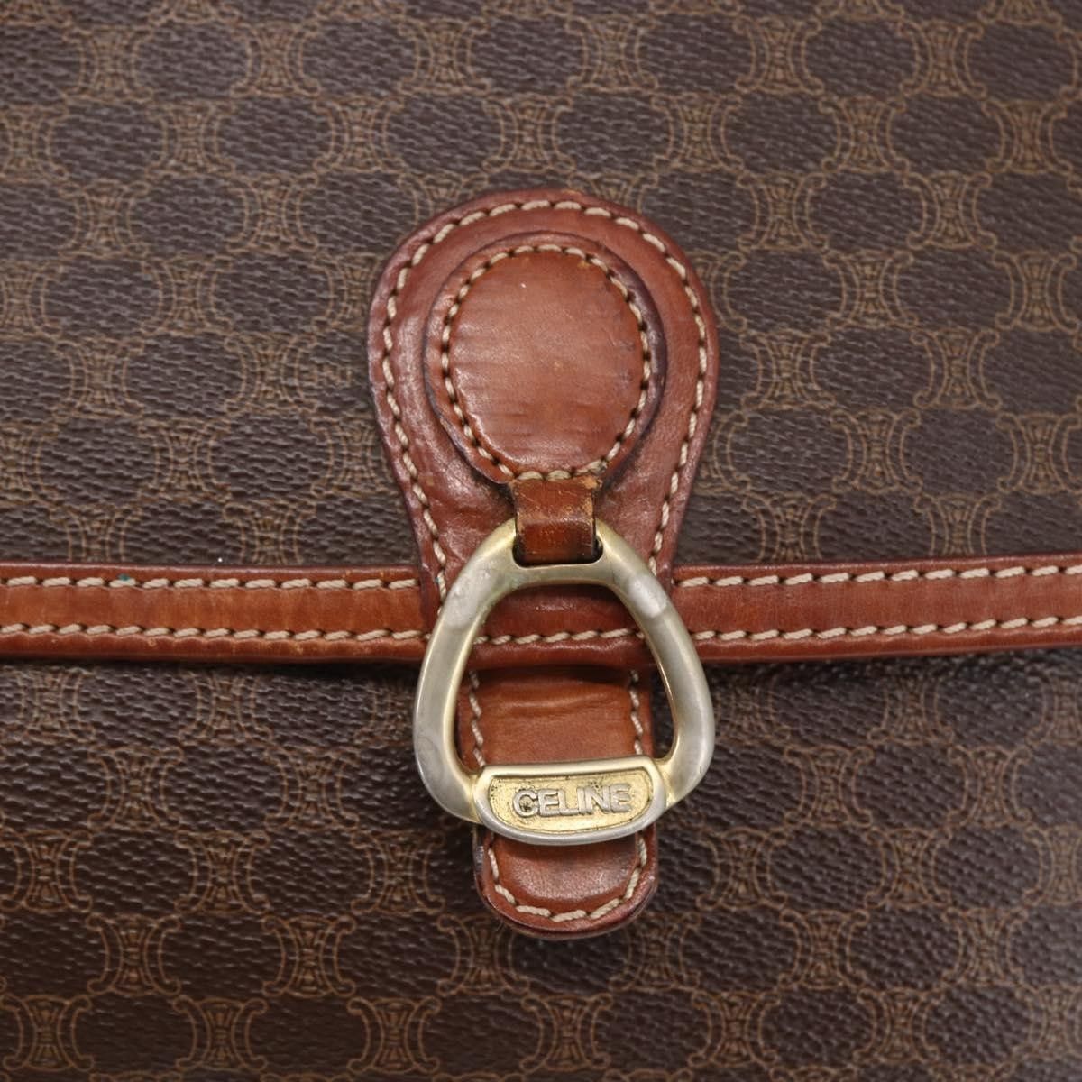 Celine Celine Vintage Macadam Canvas and Leather Size ONE SIZE - 13 Thumbnail