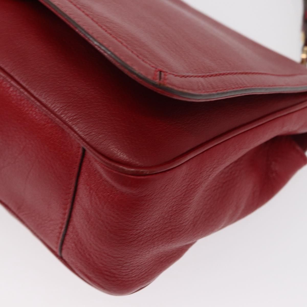 Salvatore Ferragamo Salvatore Ferragamo Gancini Shoulder Bag Leather Size ONE SIZE - 10 Thumbnail