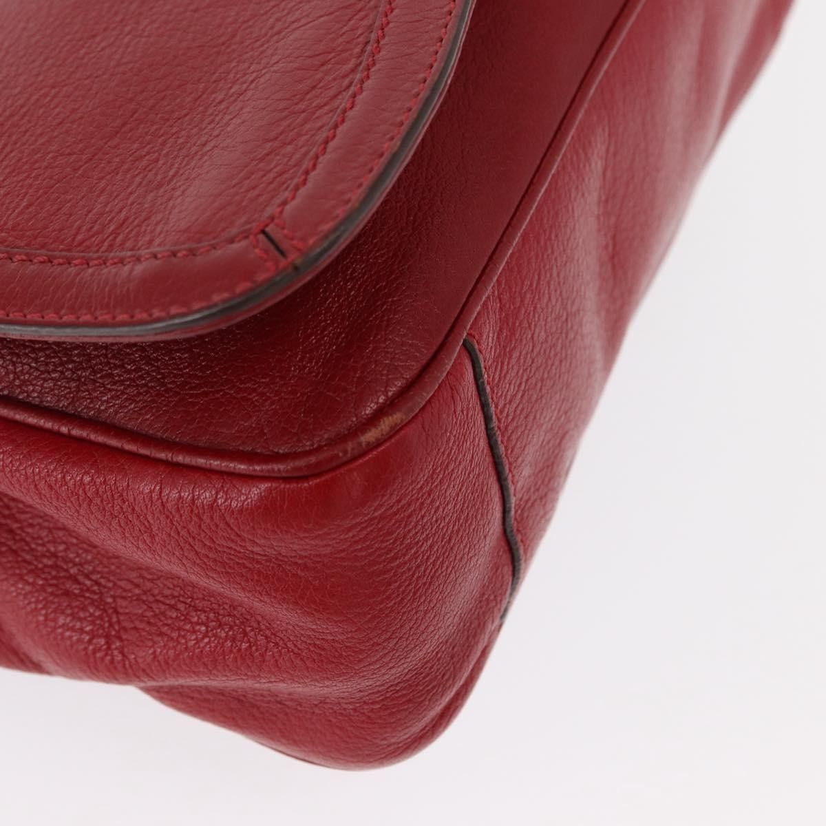Salvatore Ferragamo Salvatore Ferragamo Gancini Shoulder Bag Leather Size ONE SIZE - 9 Thumbnail