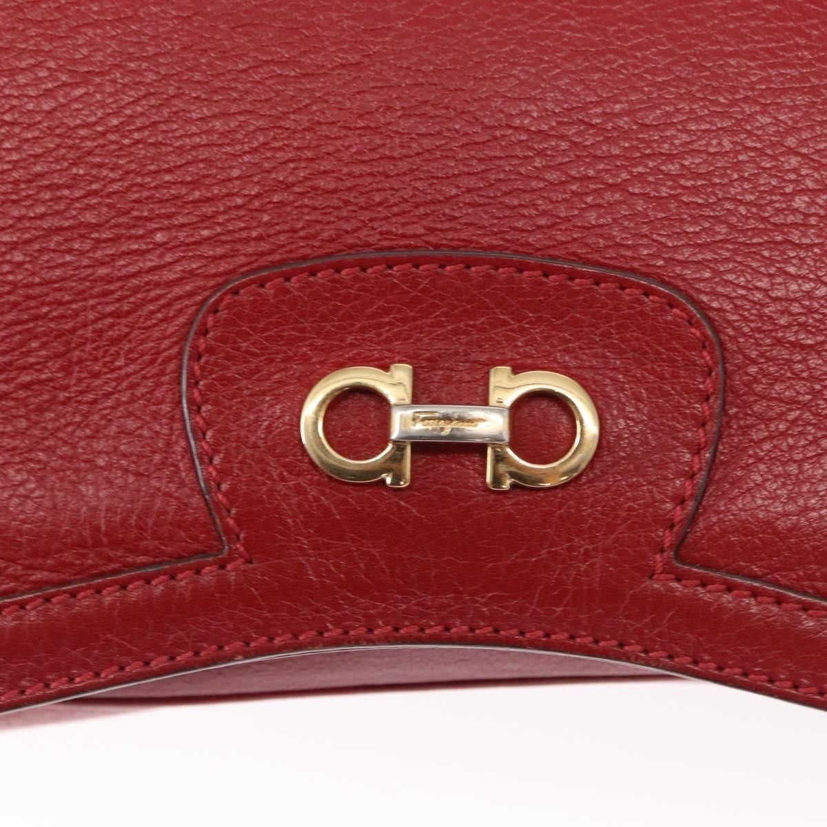 Salvatore Ferragamo Salvatore Ferragamo Gancini Shoulder Bag Leather Size ONE SIZE - 13 Thumbnail