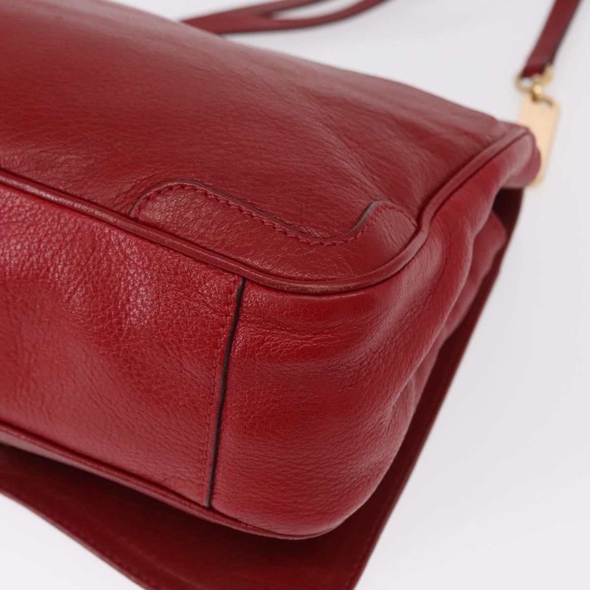 Salvatore Ferragamo Salvatore Ferragamo Gancini Shoulder Bag Leather Size ONE SIZE - 12 Thumbnail