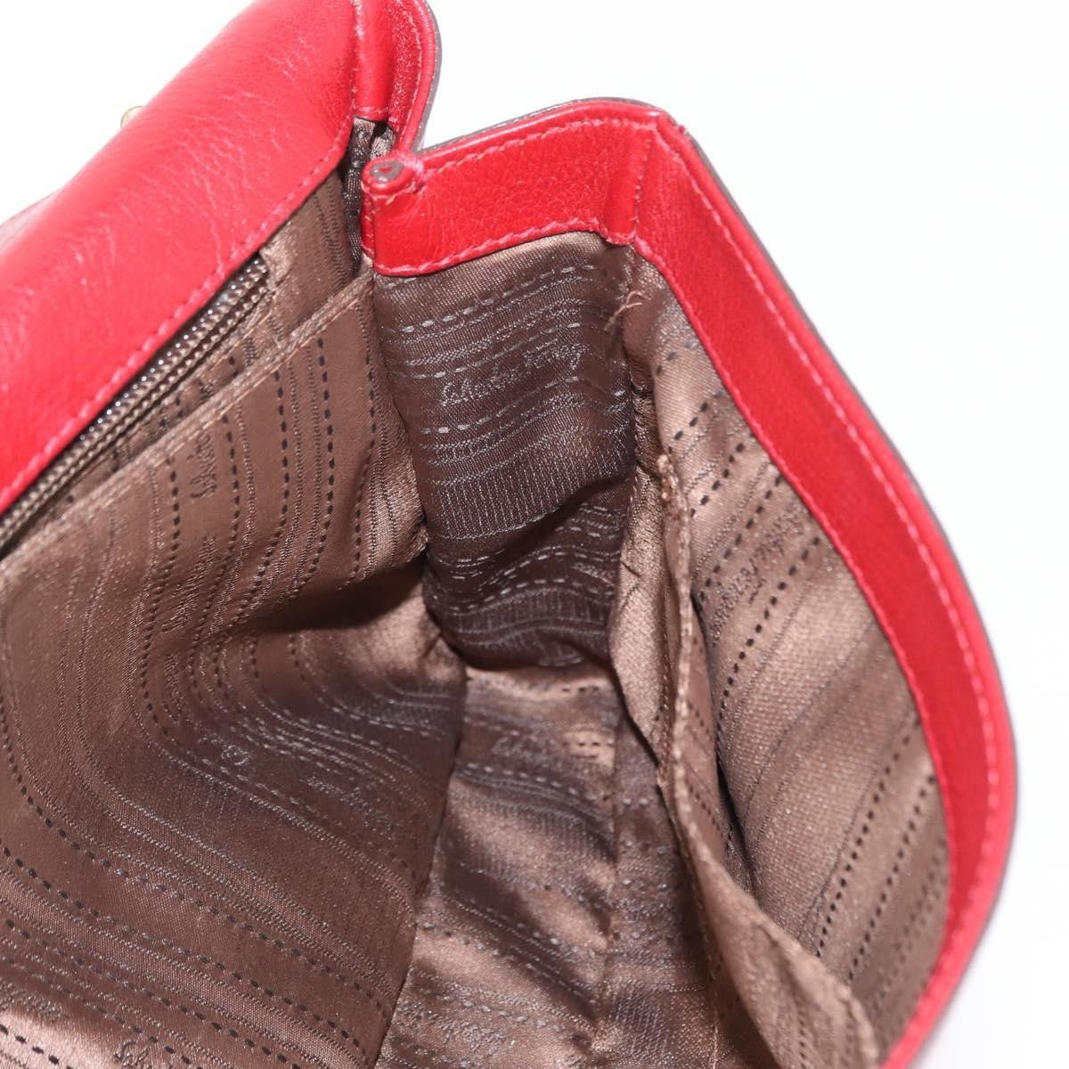 Salvatore Ferragamo Salvatore Ferragamo Gancini Shoulder Bag Leather Size ONE SIZE - 24 Thumbnail