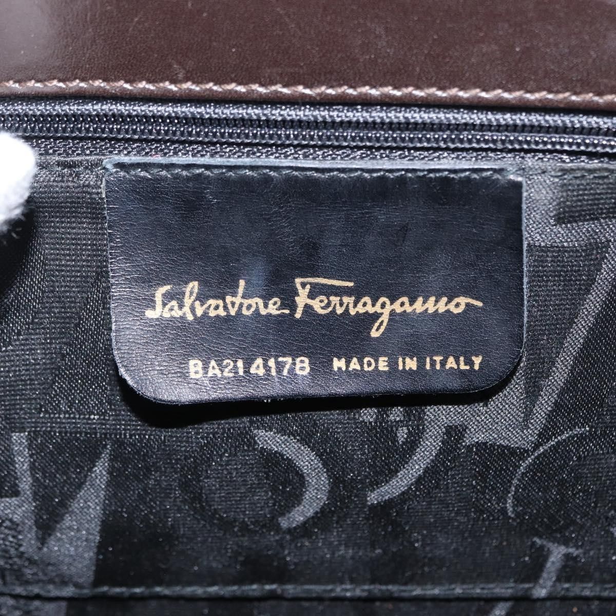 Salvatore Ferragamo Salvatore Ferragamo Convertible Vara Bow Tote Leather Size ONE SIZE - 6 Thumbnail