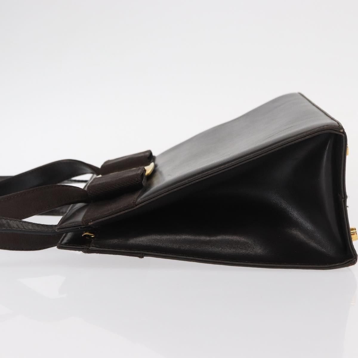 Salvatore Ferragamo Salvatore Ferragamo Convertible Vara Bow Tote Leather Size ONE SIZE - 4 Thumbnail