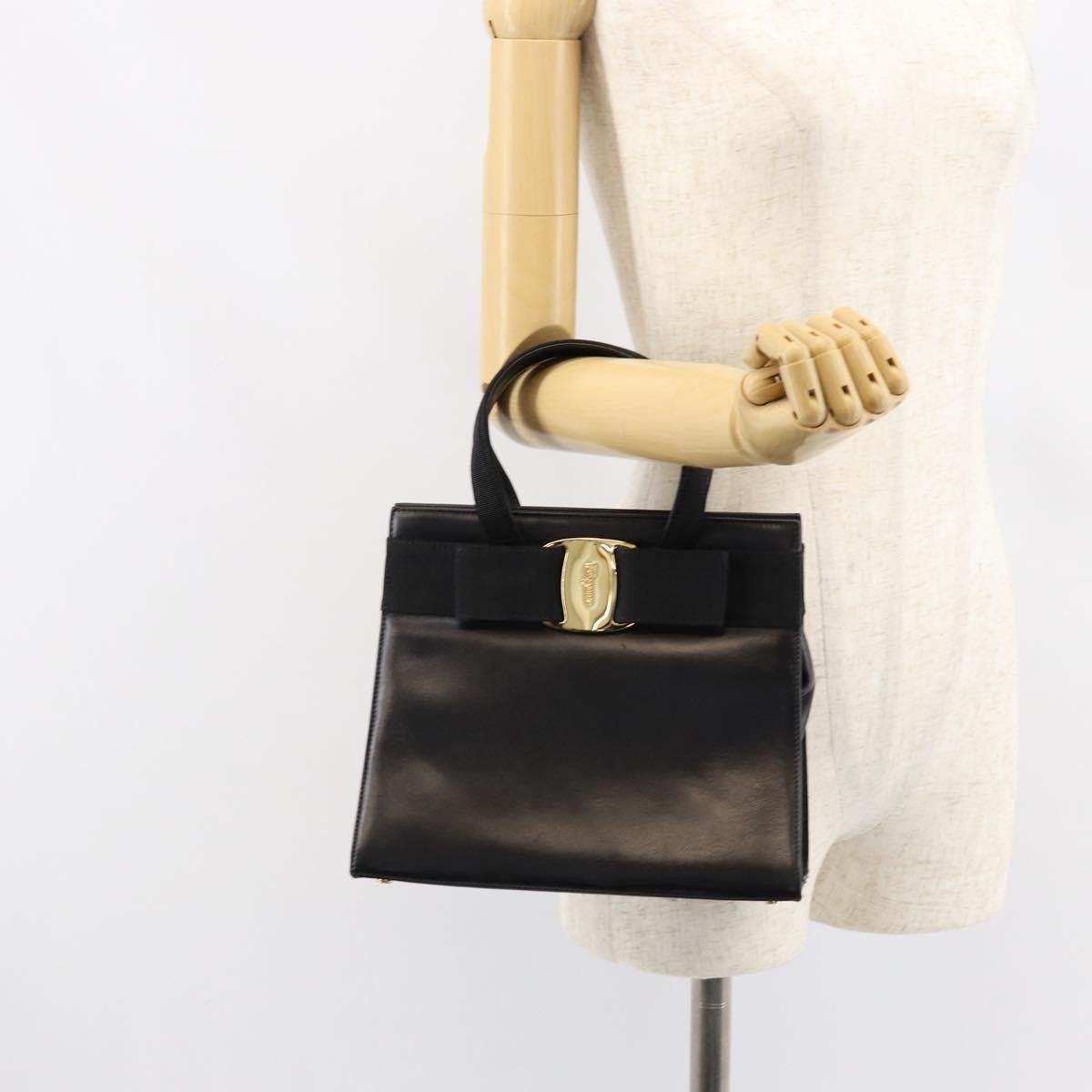 Salvatore Ferragamo Salvatore Ferragamo Convertible Vara Bow Tote Leather Size ONE SIZE - 12 Thumbnail