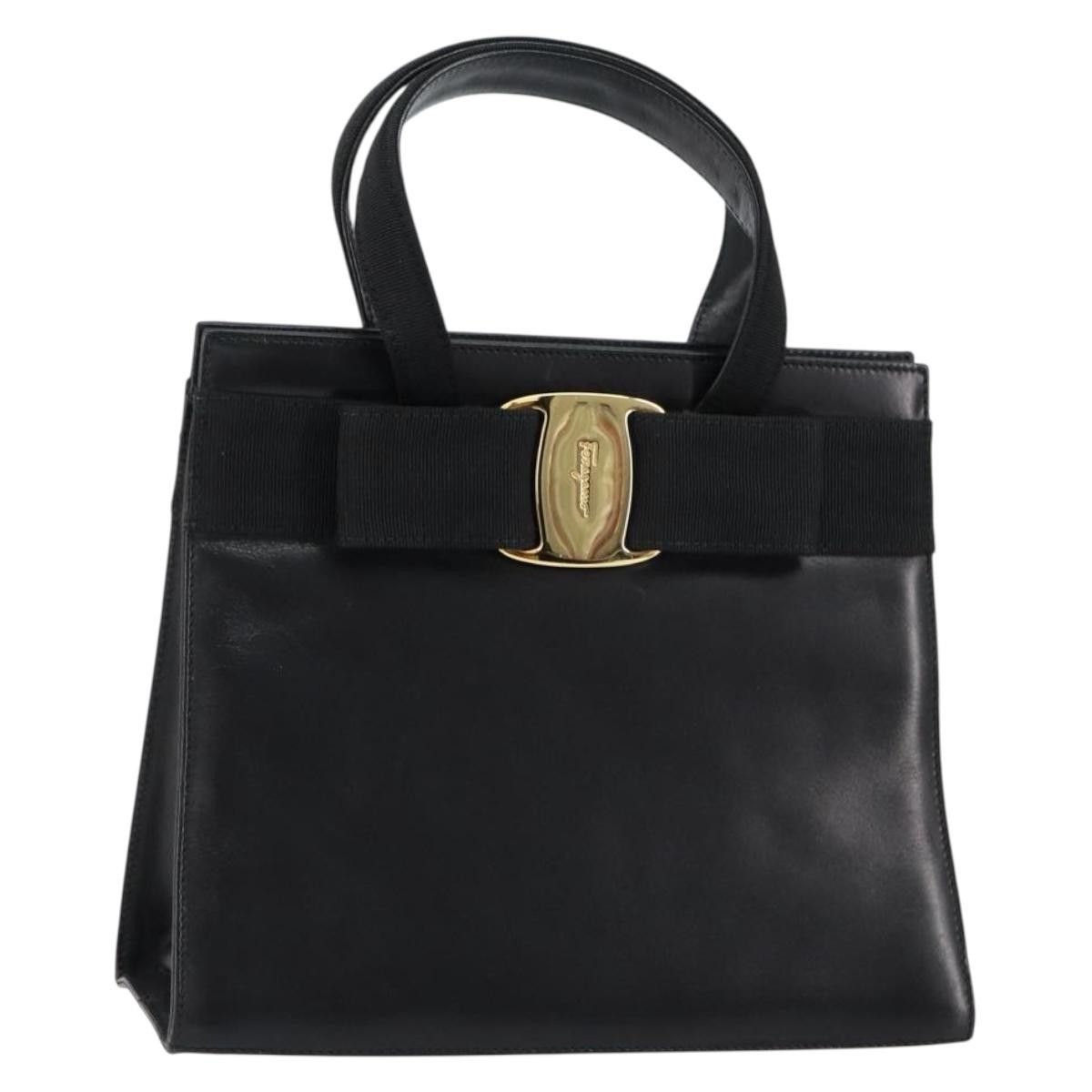 Salvatore Ferragamo Salvatore Ferragamo Convertible Vara Bow Tote Leather Size ONE SIZE - 21 Thumbnail