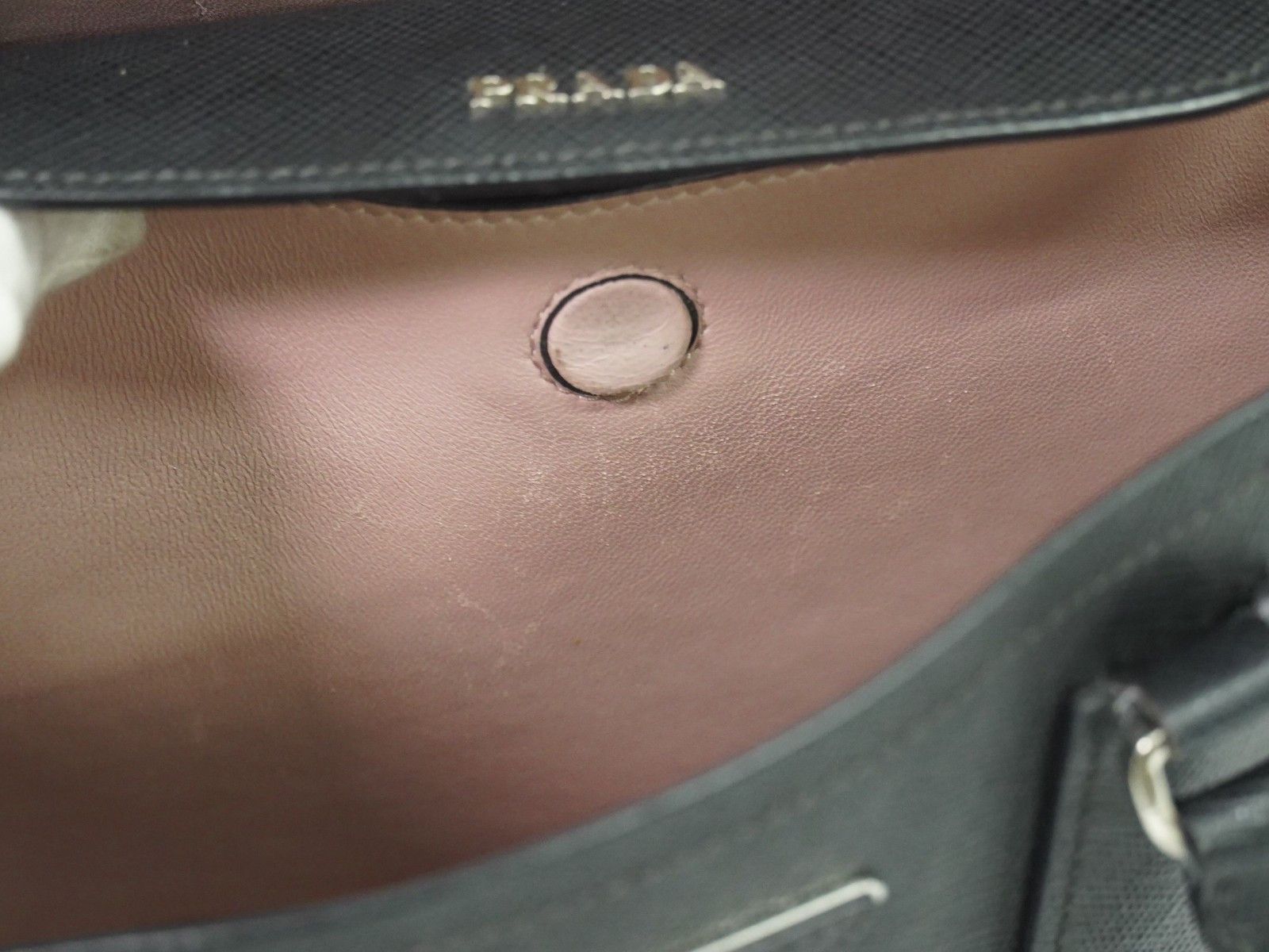 Prada Prada Cuir Double Tote Saffiano Leather Size ONE SIZE - 19 Thumbnail