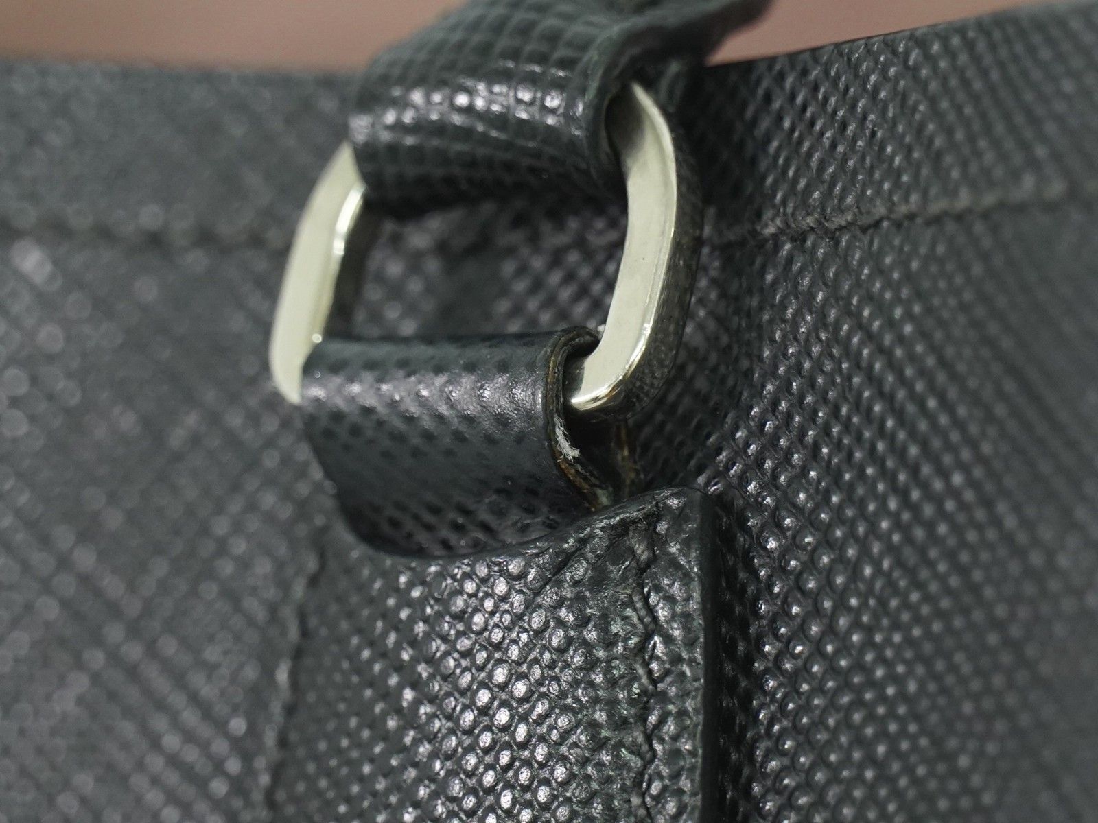 Prada Prada Cuir Double Tote Saffiano Leather Size ONE SIZE - 9 Thumbnail