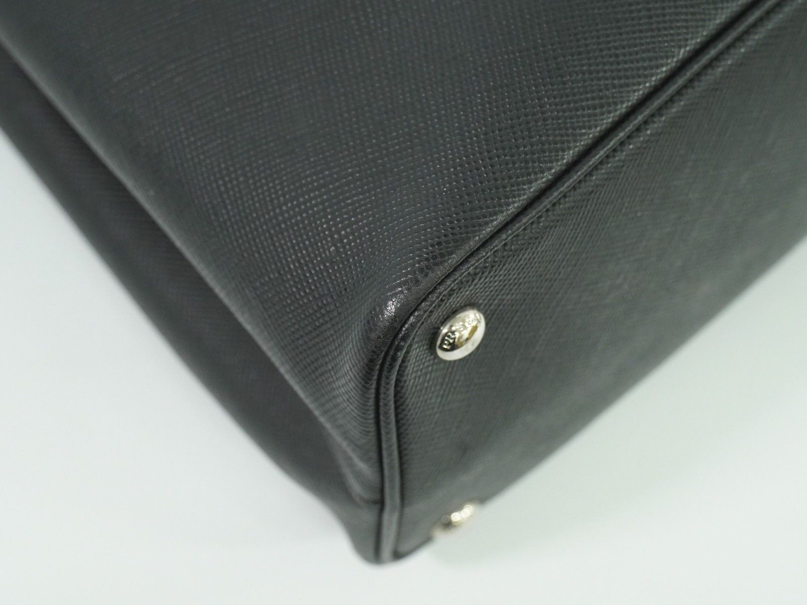 Prada Prada Cuir Double Tote Saffiano Leather Size ONE SIZE - 8 Thumbnail