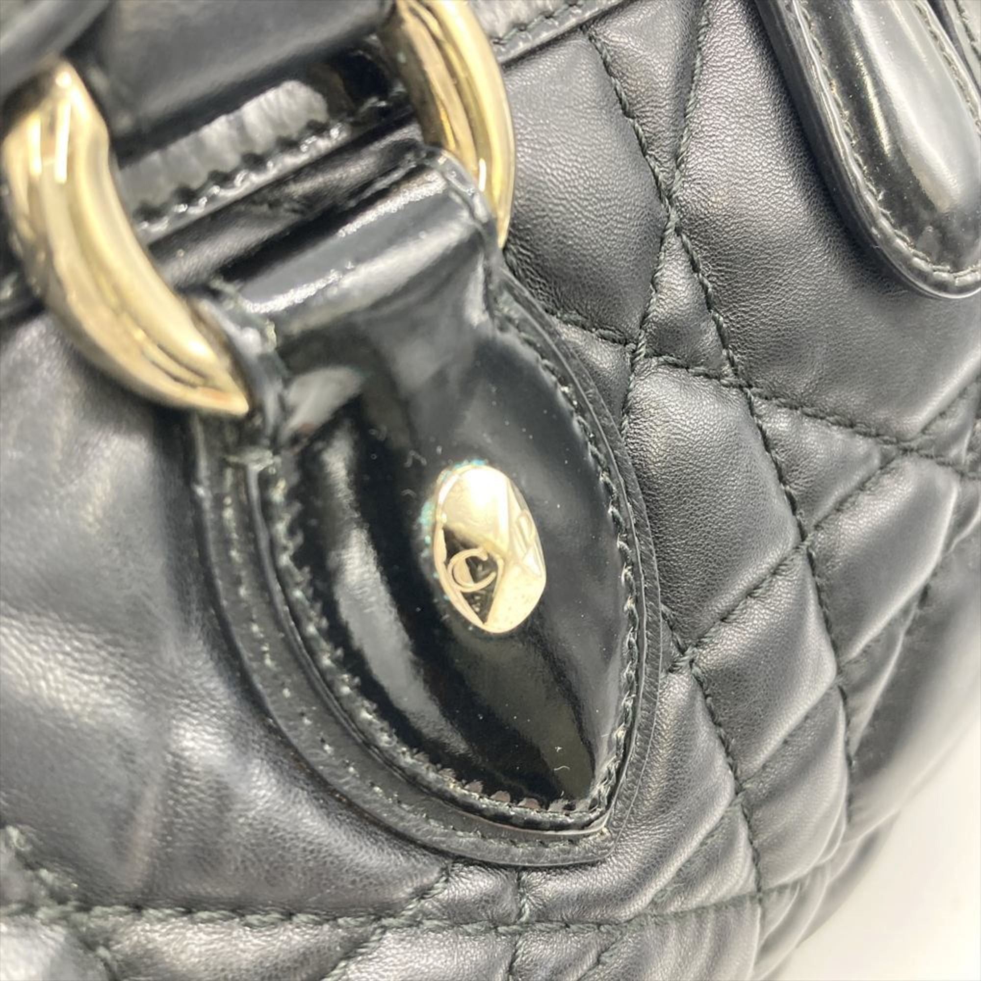 Dior Christian Dior Dior Handbag Leather Black Cannage Women's Size ONE SIZE - 13 Thumbnail