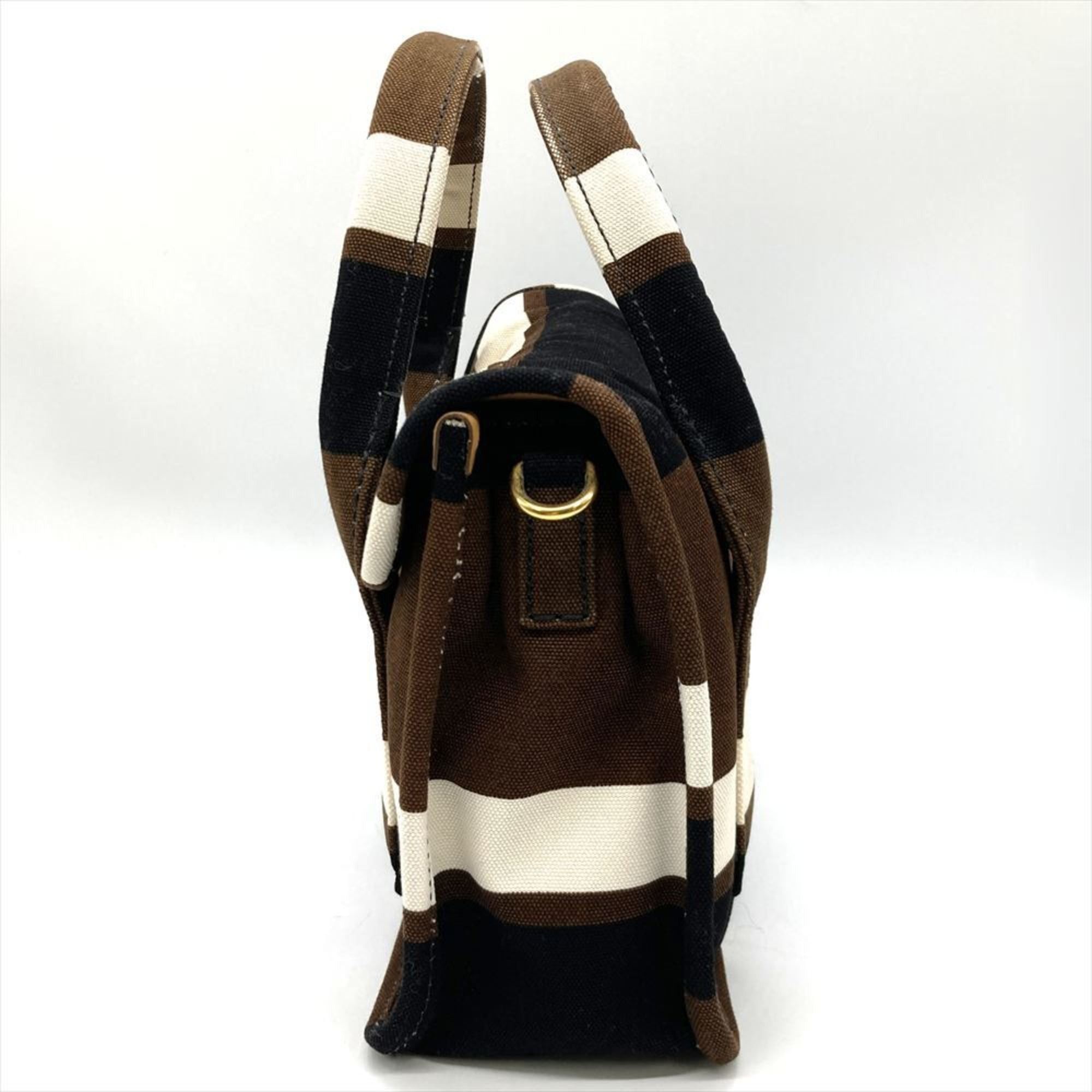 Prada Prada Handbag Canvas BN2119 Multicolor Brown Women's Size ONE SIZE - 4 Thumbnail