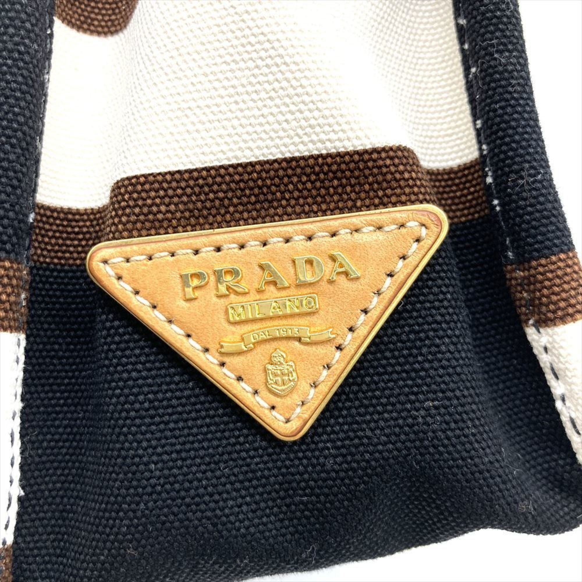 Prada Prada Handbag Canvas BN2119 Multicolor Brown Women's Size ONE SIZE - 11 Thumbnail