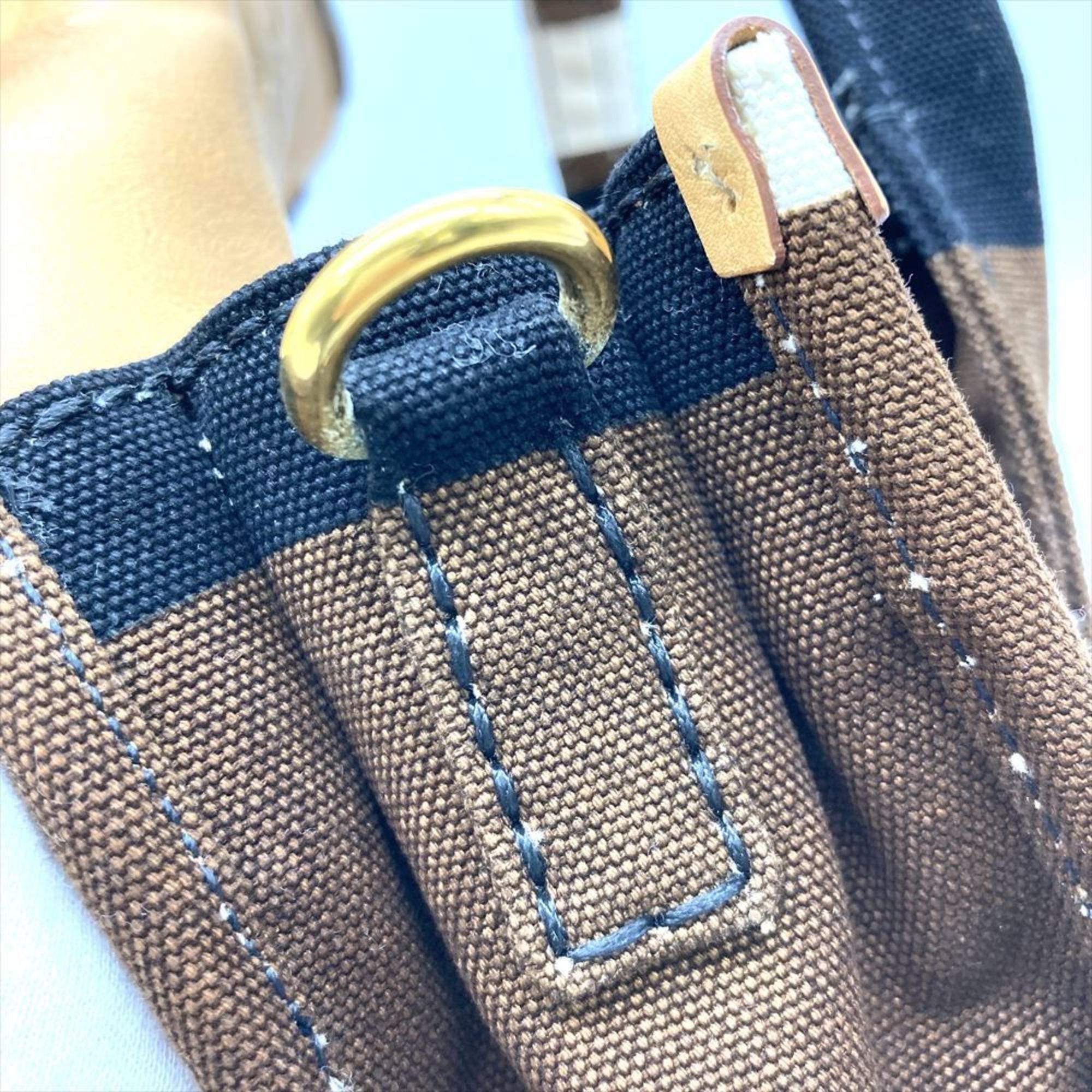 Prada Prada Handbag Canvas BN2119 Multicolor Brown Women's Size ONE SIZE - 15 Thumbnail